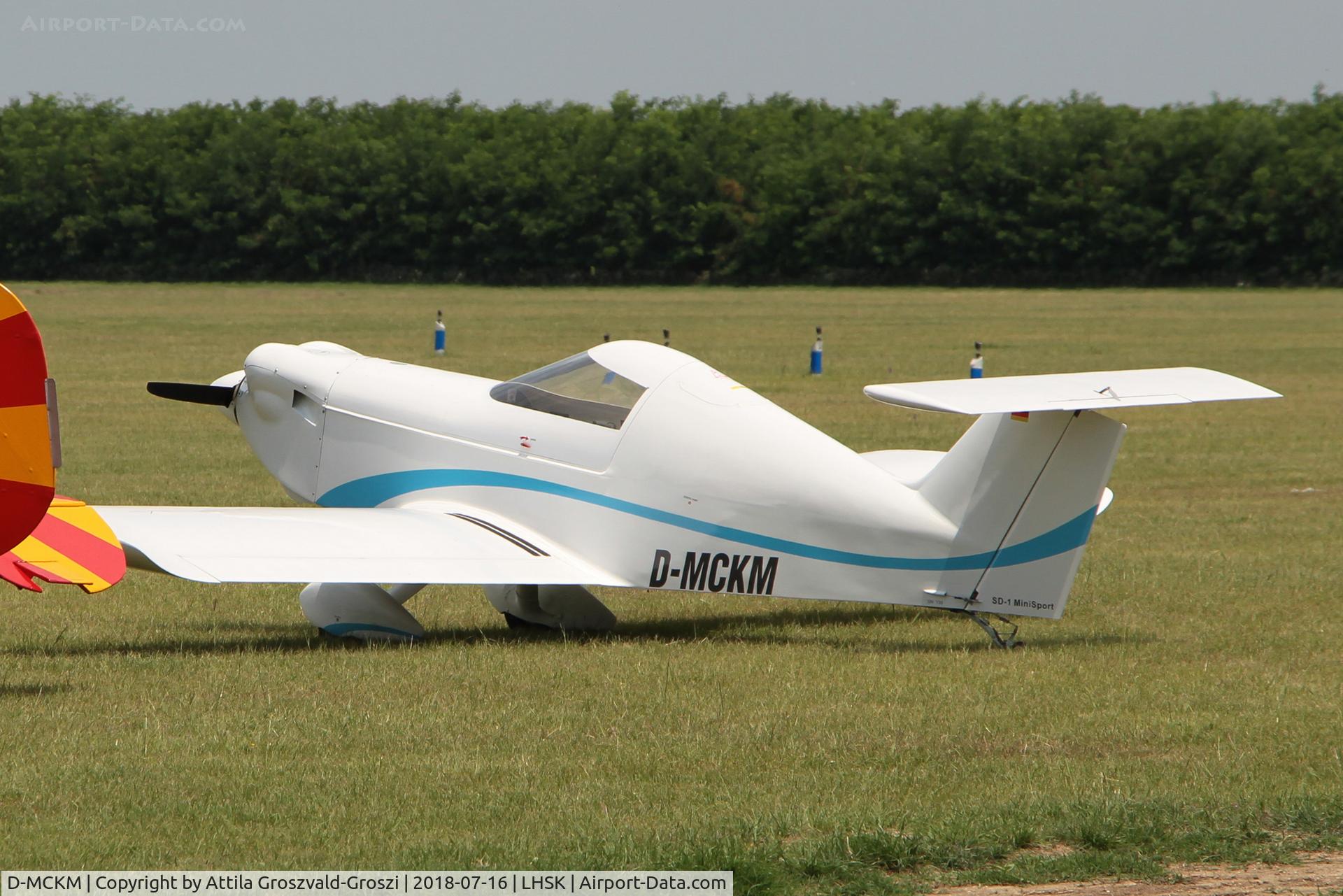 D-MCKM, Spacek SD-1TD Minisport, LHSK - Siófok-Kiliti Airport, Hungary