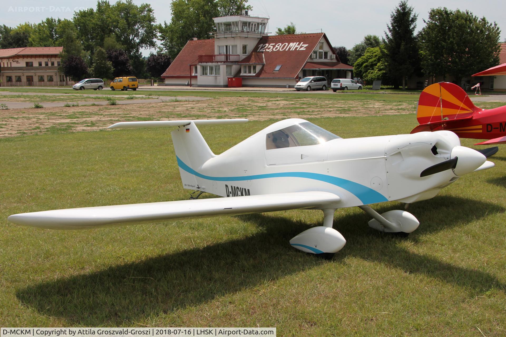 D-MCKM, Spacek SD-1TD Minisport, LHSK - Siófok-Kiliti Airport, Hungary