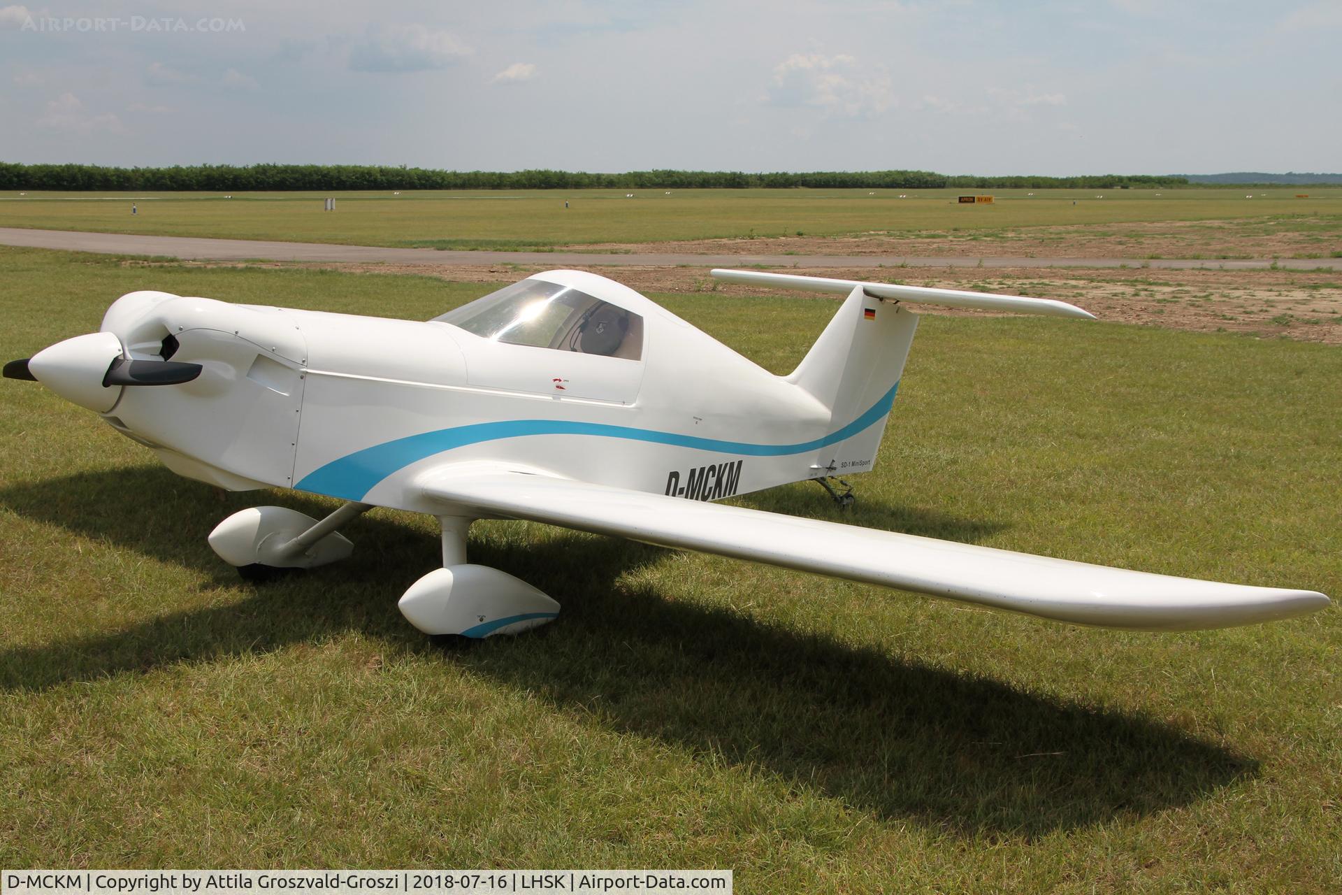 D-MCKM, Spacek SD-1TD Minisport, LHSK - Siófok-Kiliti Airport, Hungary