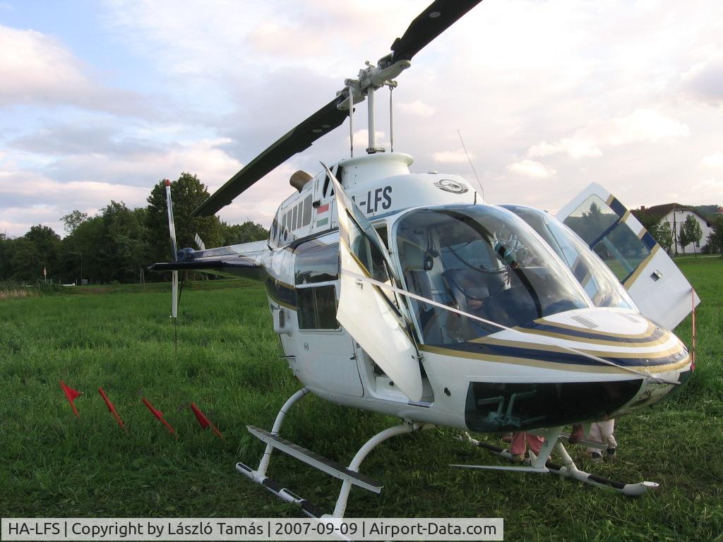 HA-LFS, 1968 Agusta AB-206B JetRanger II C/N 8108, Jetranger at K?röshegy (Hungary)