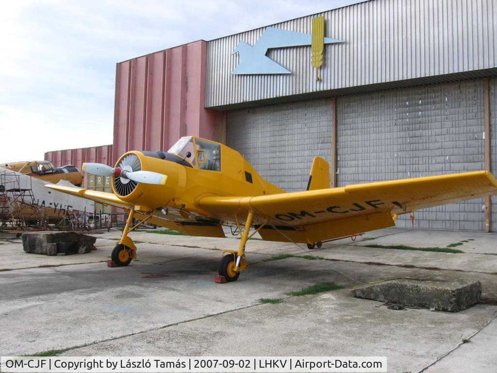 OM-CJF, Let Z-37A Cmelák C/N 16-30, Next to the hangar...