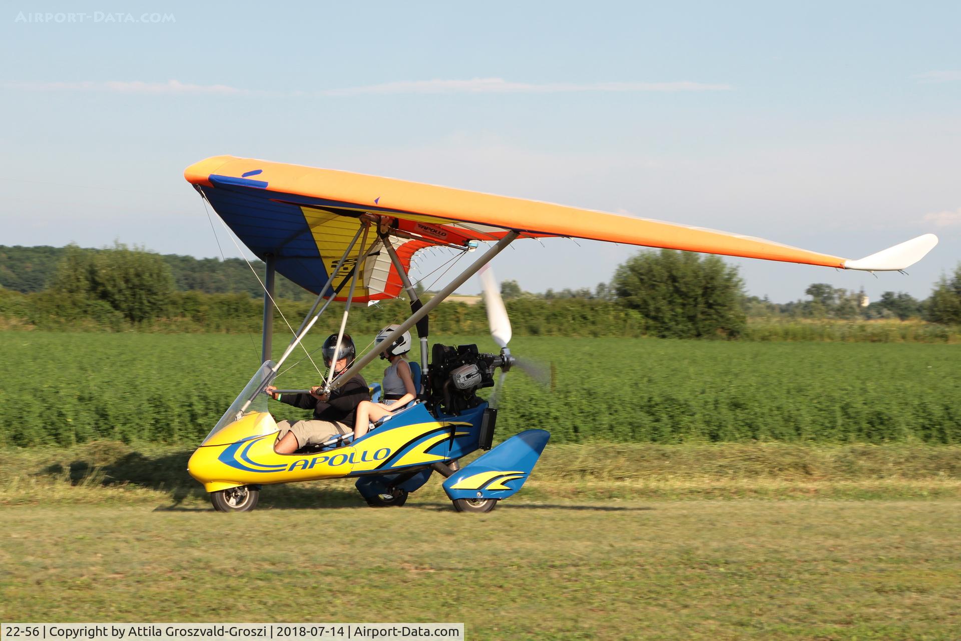22-56, Halley Apollo C-15D Delta Jet C/N 20120701/030909, Mura Airport-Becsehely, Hungary. Technical triatlon cup 2018