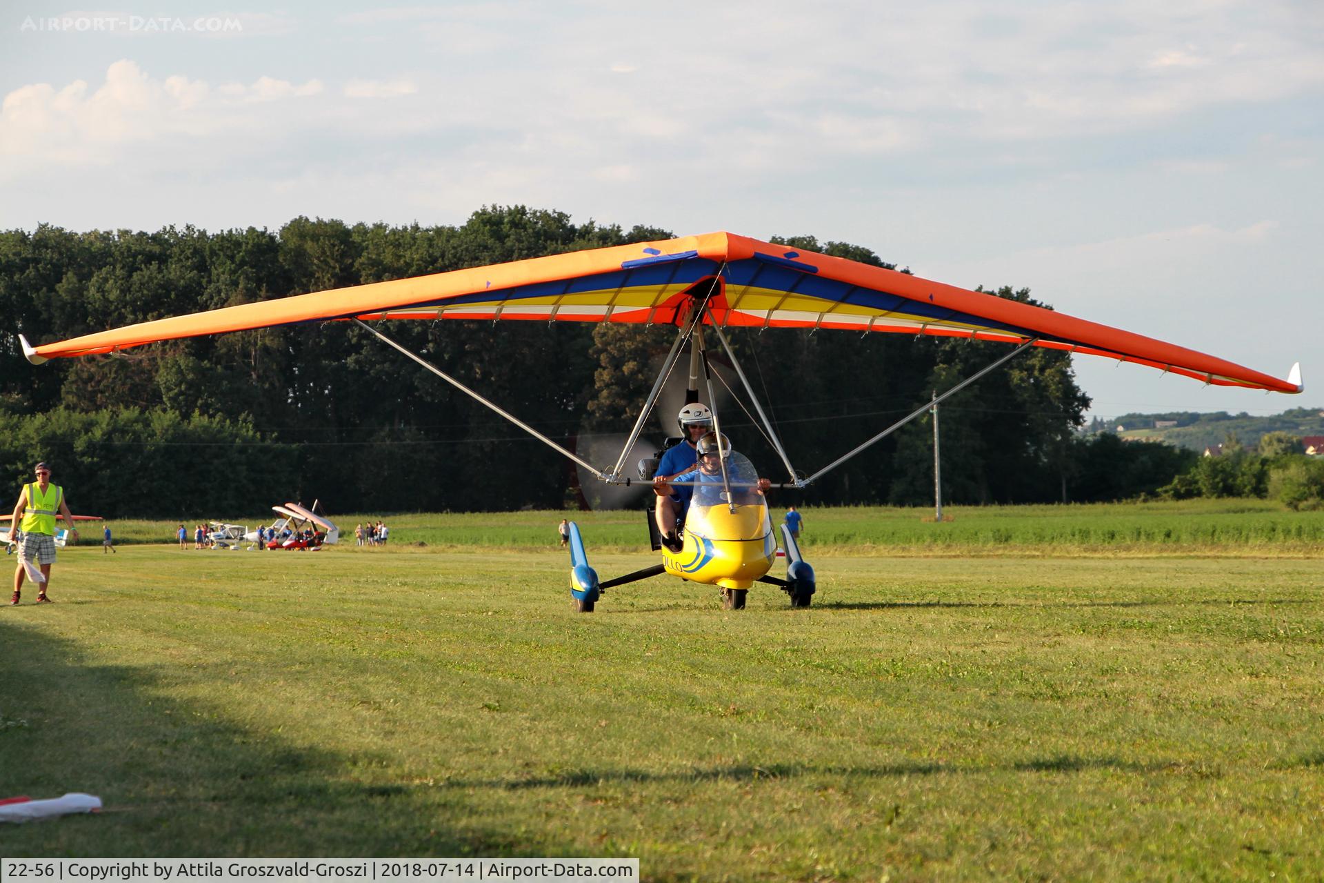 22-56, Halley Apollo C-15D Delta Jet C/N 20120701/030909, Mura Airport-Becsehely, Hungary. Technical triatlon cup 2018