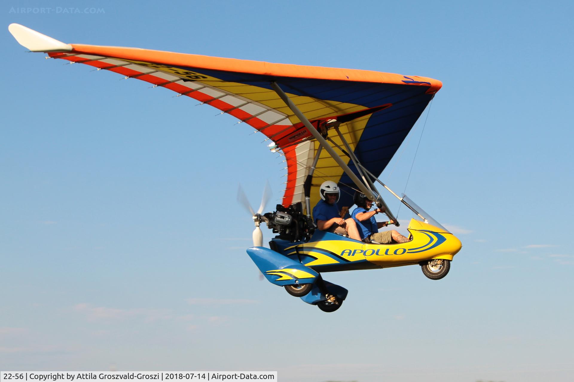 22-56, Halley Apollo C-15D Delta Jet C/N 20120701/030909, Mura Airport-Becsehely, Hungary. Technical triatlon cup 2018