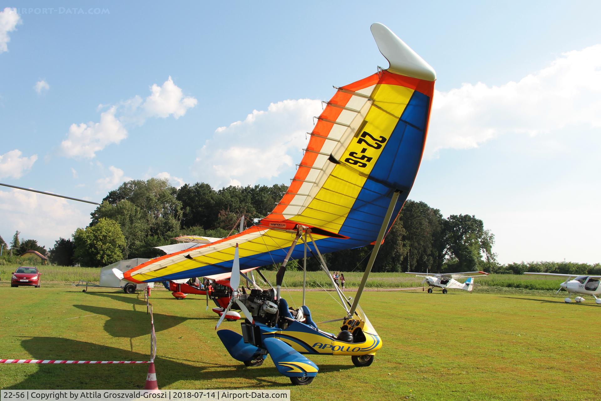 22-56, Halley Apollo C-15D Delta Jet C/N 20120701/030909, Mura Airport-Becsehely, Hungary. Technical triatlon cup 2018