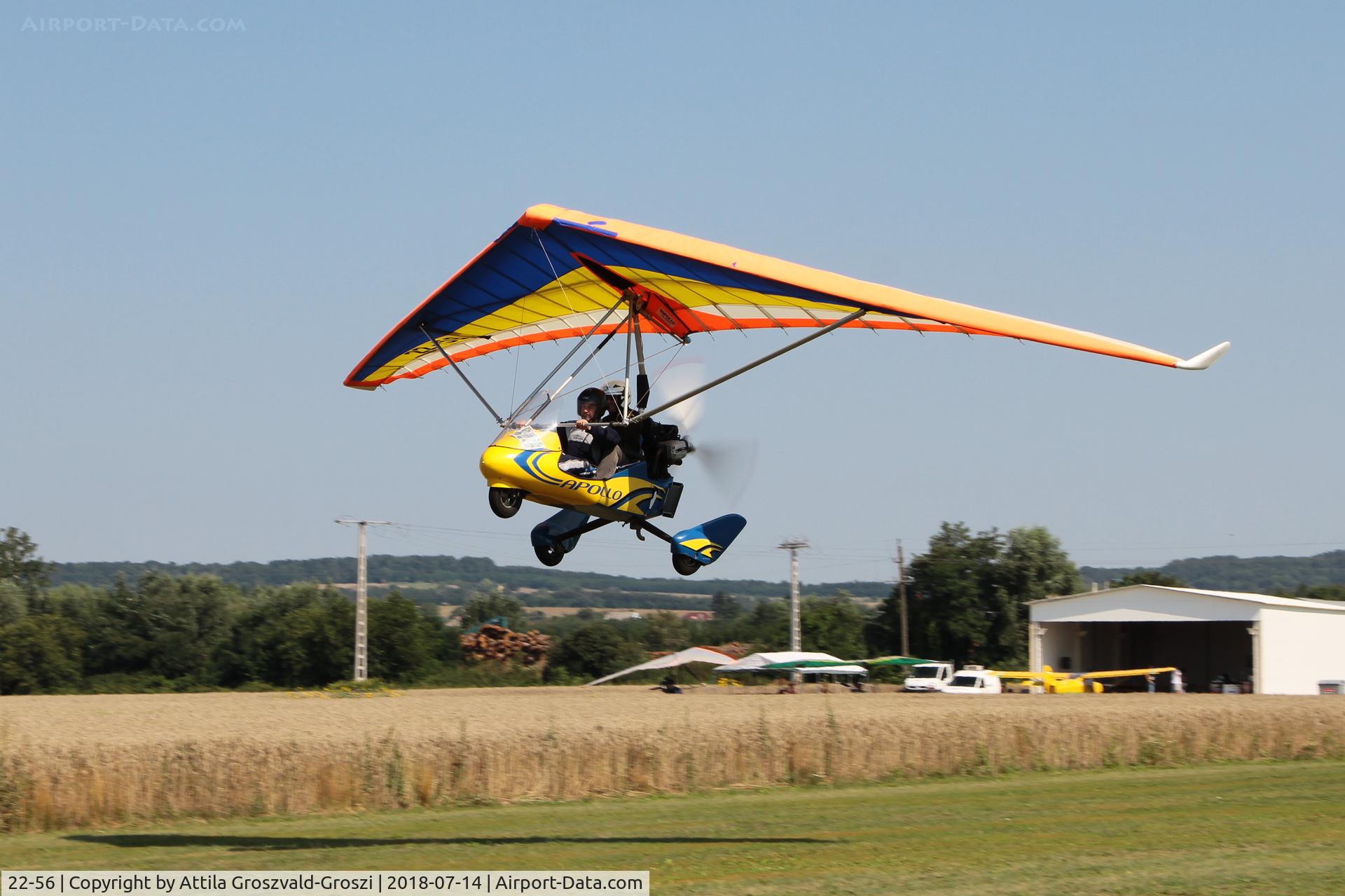 22-56, Halley Apollo C-15D Delta Jet C/N 20120701/030909, Mura Airport-Becsehely, Hungary. Technical triatlon cup 2018