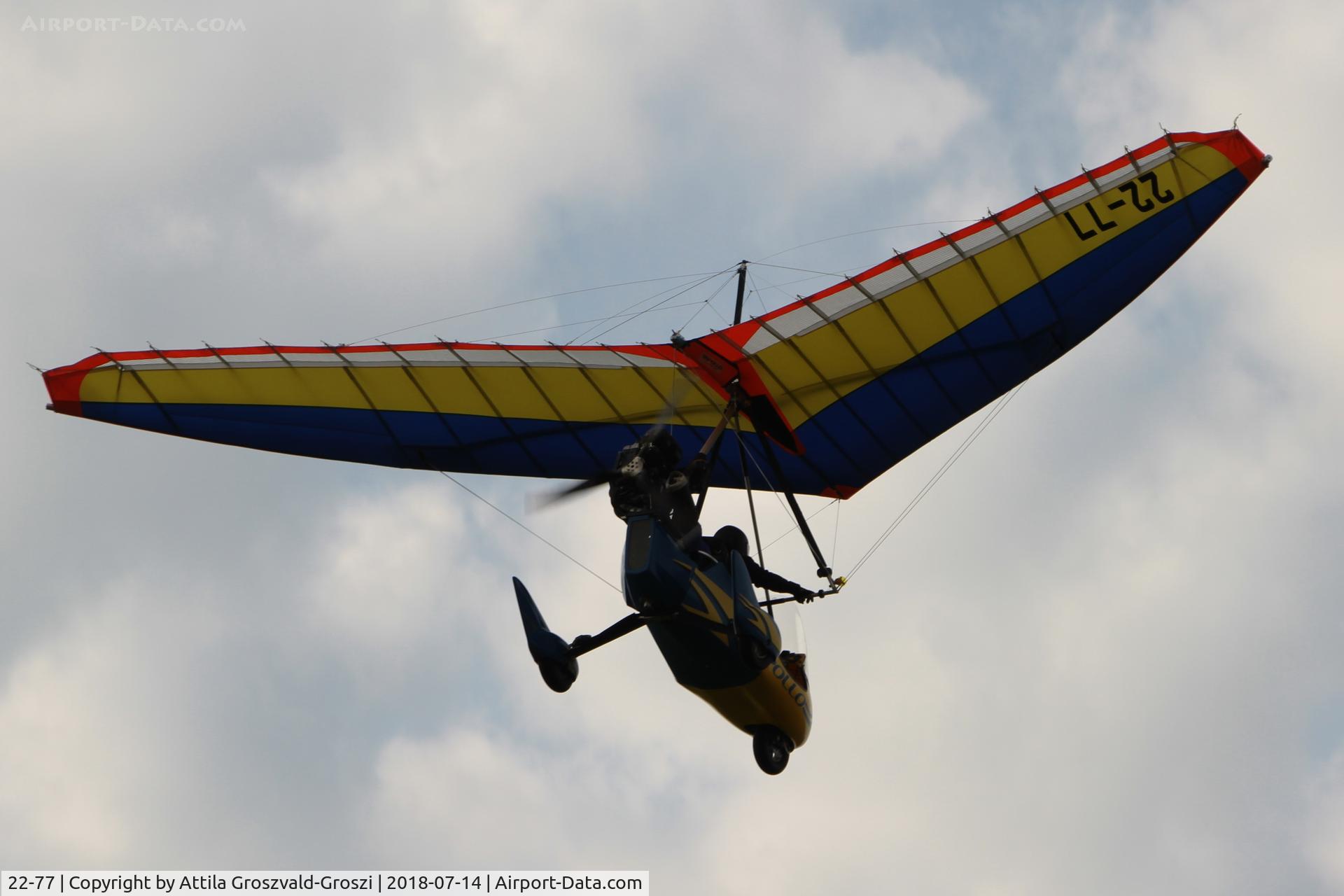 22-77, 2007 Halley Apollo C-15D Jet Star C/N 050507, Mura Airport-Becsehely, Hungary. Technical triatlon cup 2018