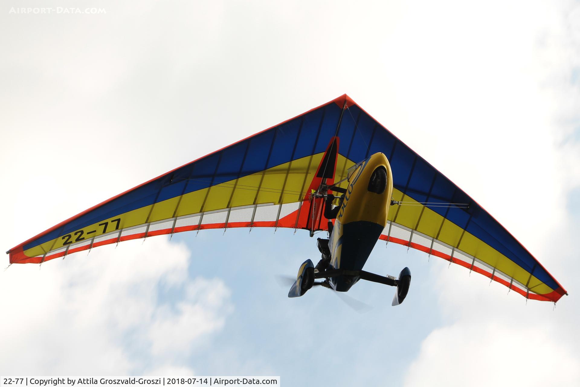 22-77, 2007 Halley Apollo C-15D Jet Star C/N 050507, Mura Airport-Becsehely, Hungary. Technical triatlon cup 2018