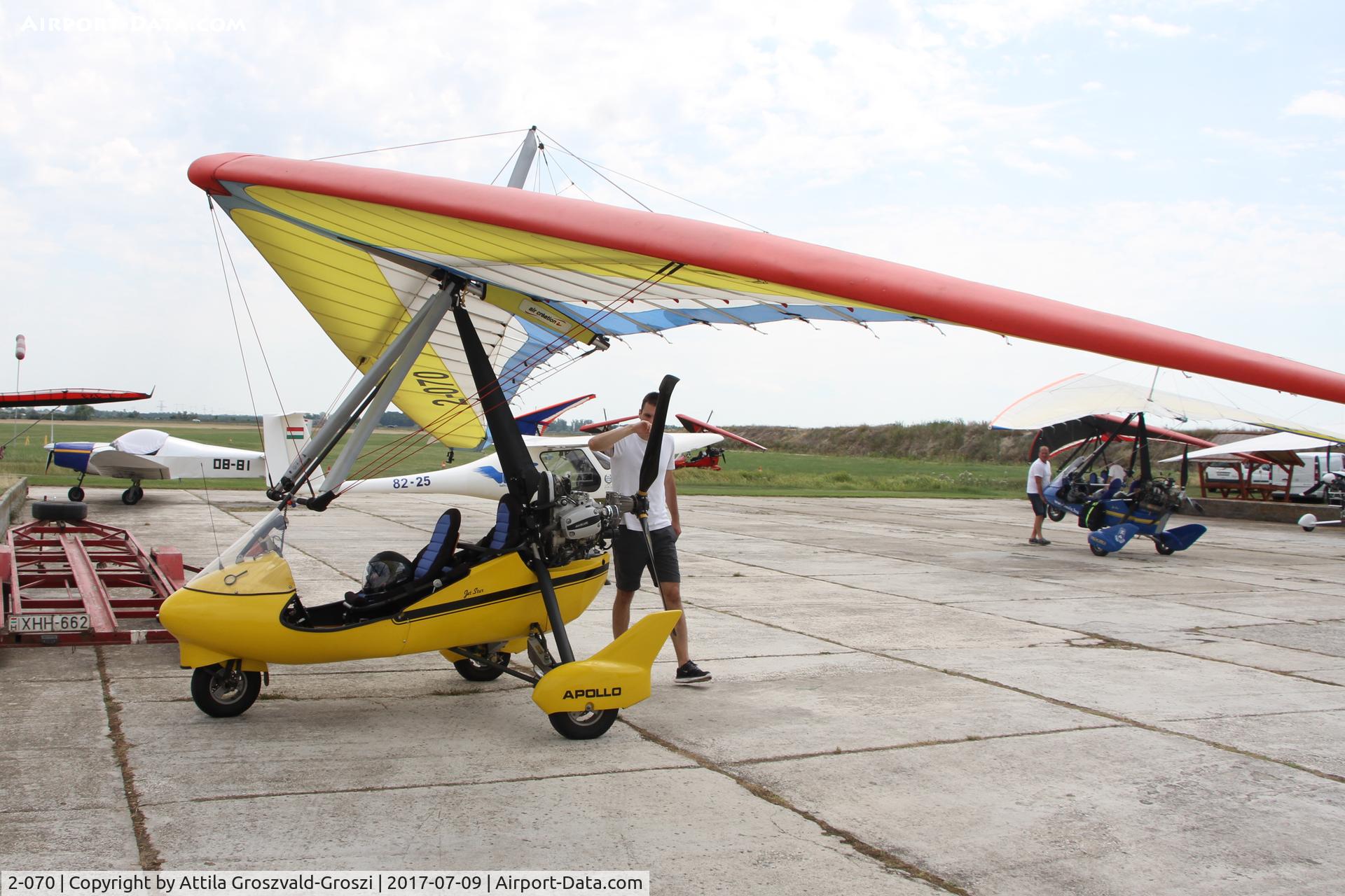 2-070, Halley Apollo C-15D Jet Star C/N 020704, Balatonfökajár Airport, Hungary - Sirály cup