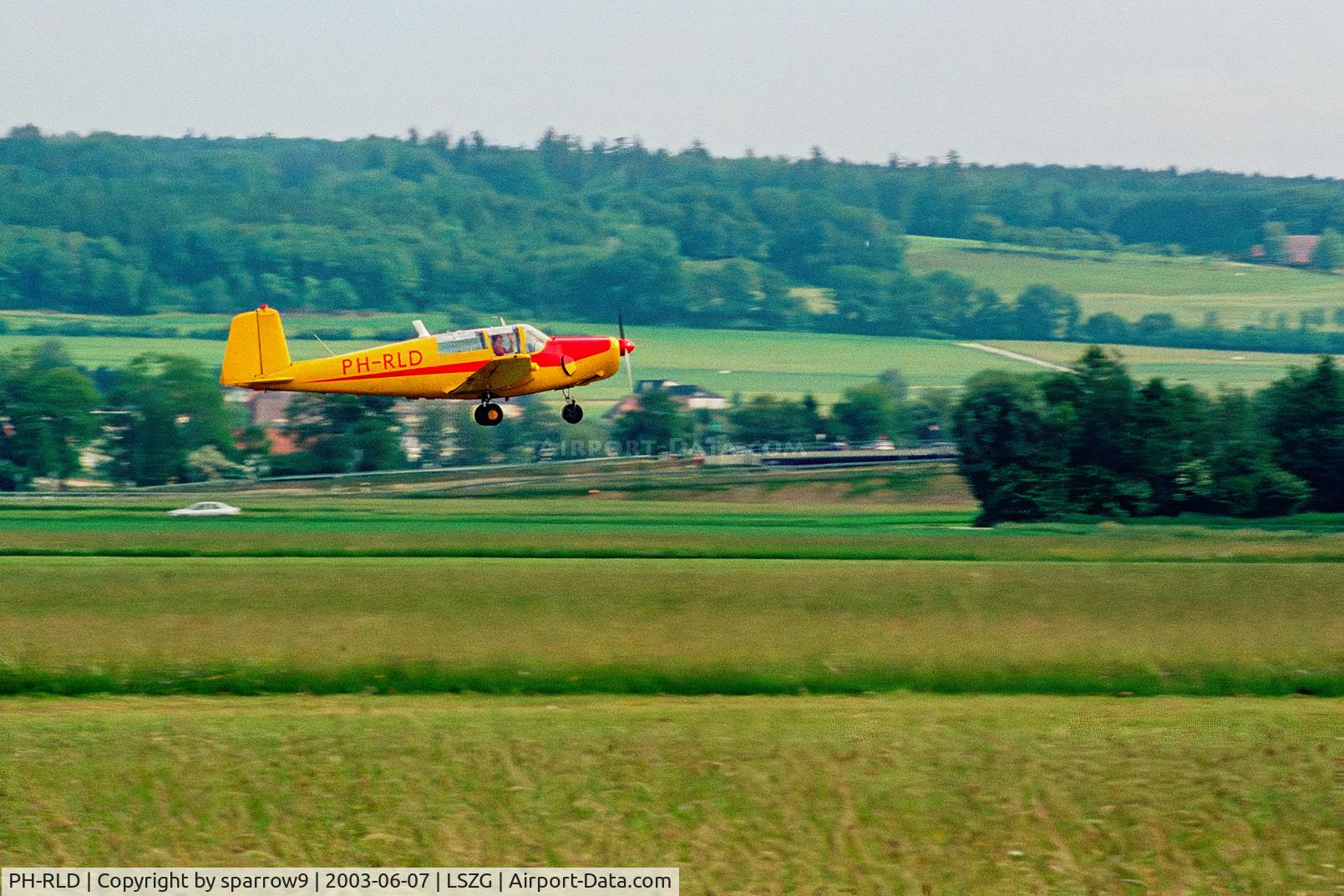 PH-RLD, 1959 Saab 91D Safir C/N 91-370, Departing Grenchen