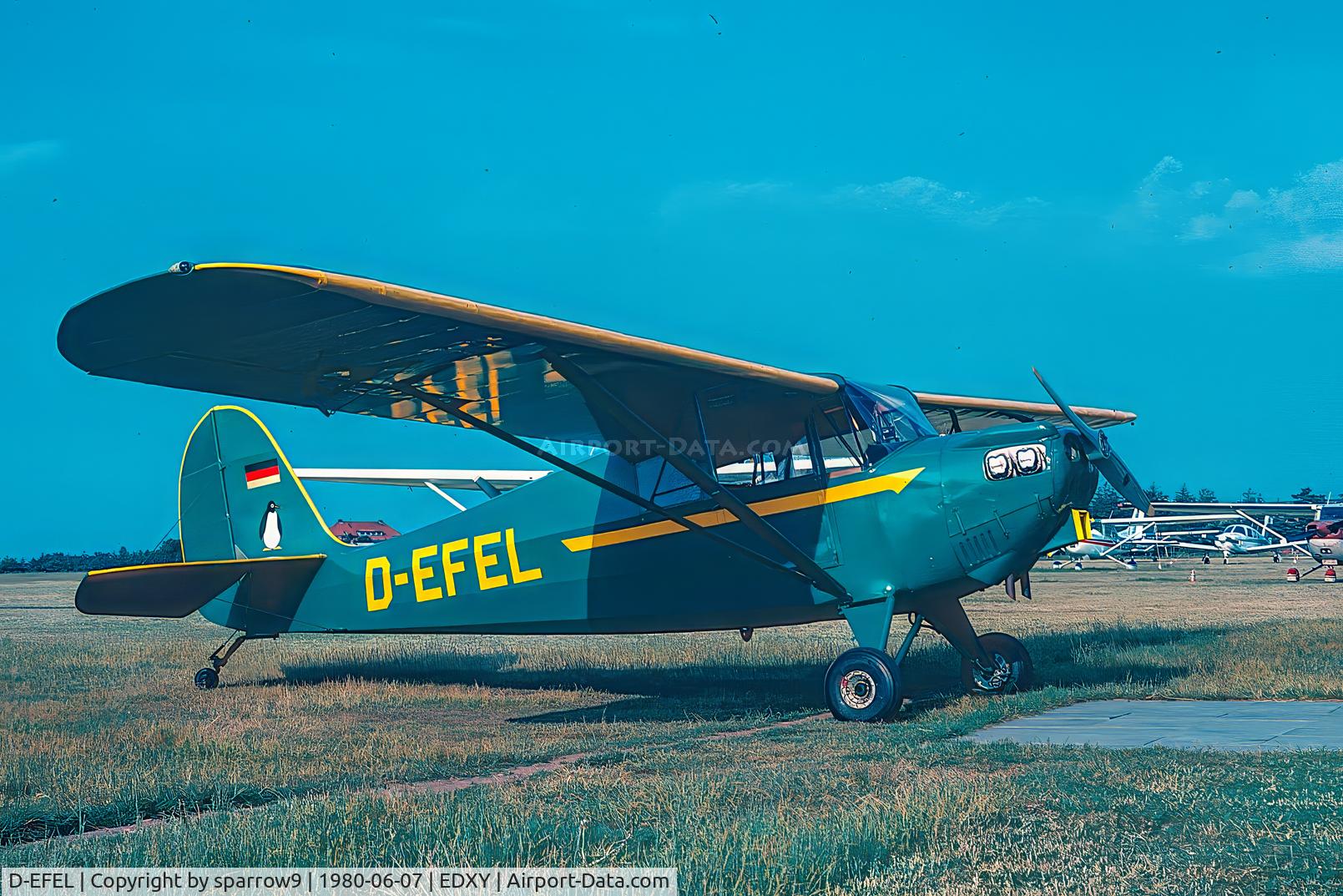 D-EFEL, 1938 Aeronca 65-C C/N C-1868, Seen at Wyk auf Foehr. Scanned from a slide.