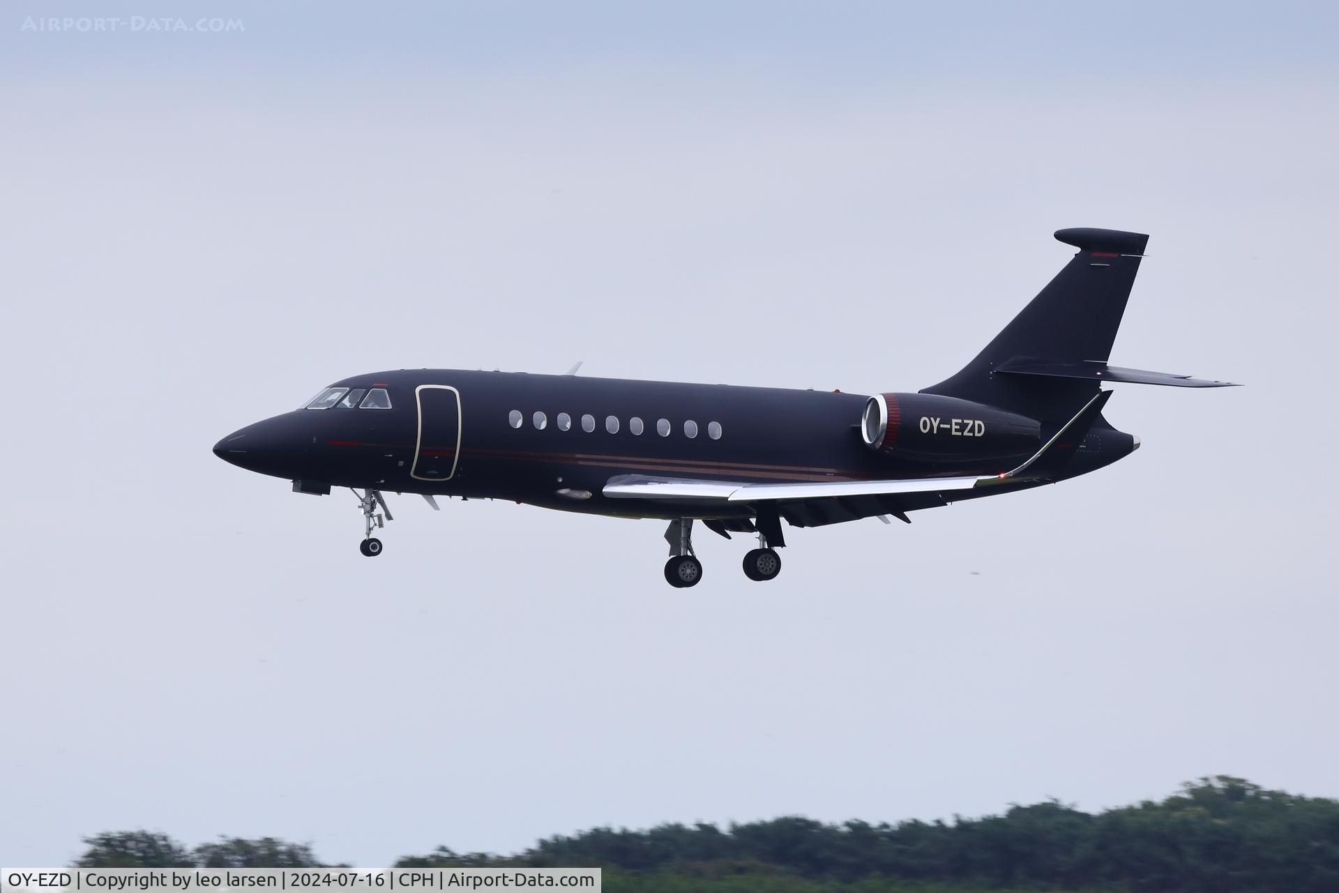 OY-EZD, 2023 Dassault Falcon 2000 EX C/N 402, Copenhagen 16.7.2024
