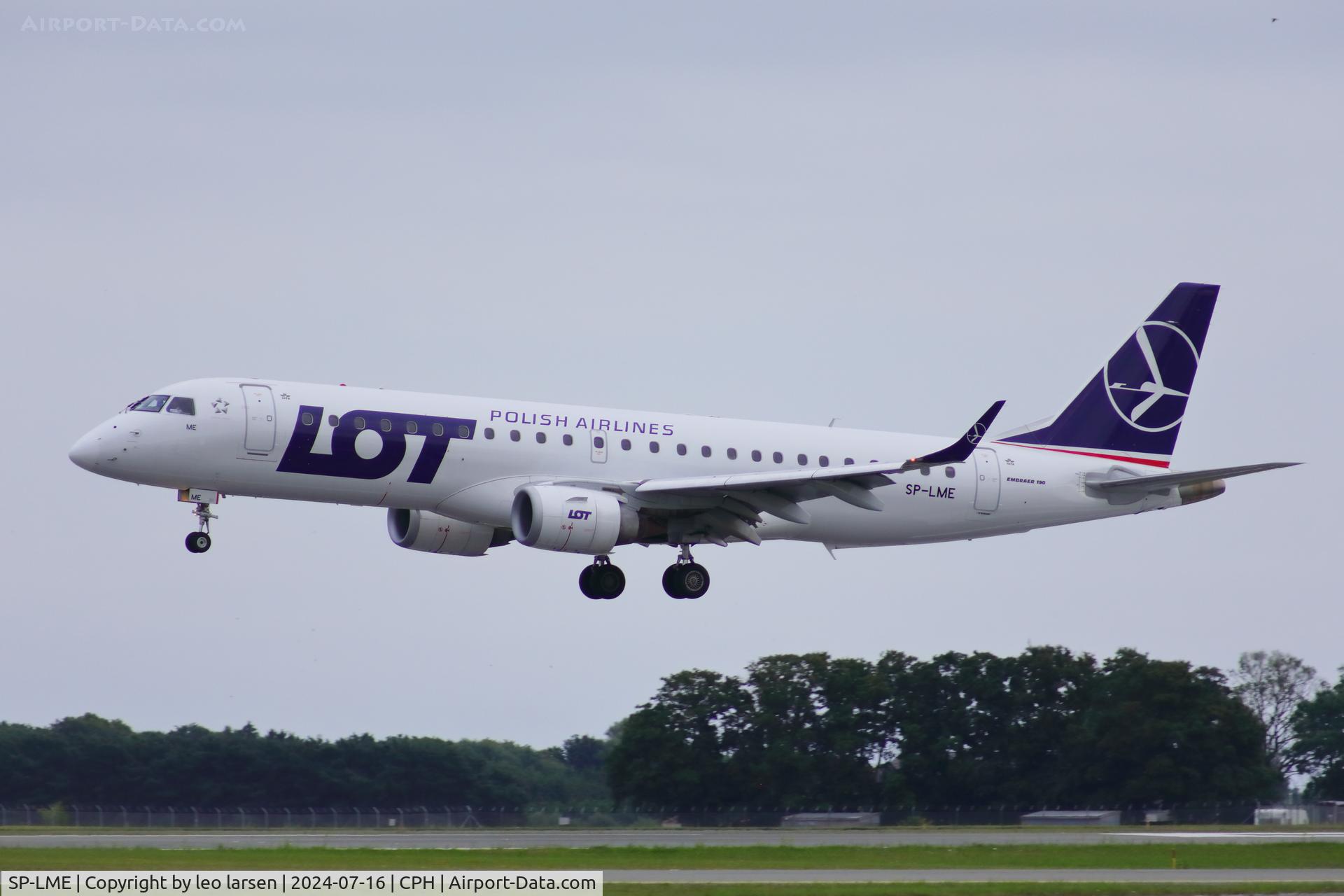 SP-LME, 2009 Embraer EMB-190AR C/N 271, Copenhagen 16.7.2024