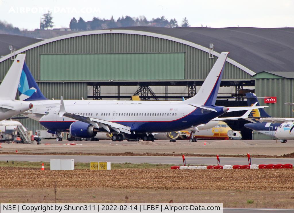 N3E, 2021 Boeing 737-8 MAX (BBJ) C/N 64084, Parked...