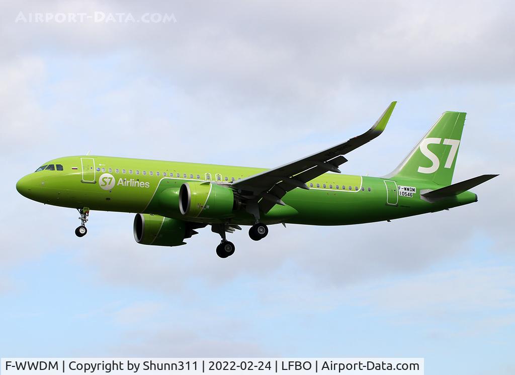 F-WWDM, 2022 Airbus A320-271N C/N 10546, C/n 10546 - To be VQ-BHS but ntu... Jet Airways ntu... Sent to Cebu Pacific Air