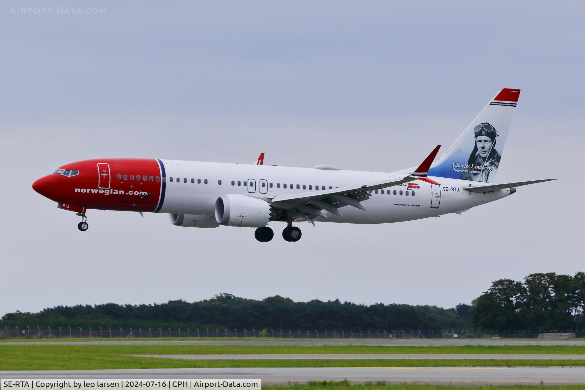 SE-RTA, 2018 Boeing 737-8 MAX C/N 42835, Copenhagen 16.7.2024