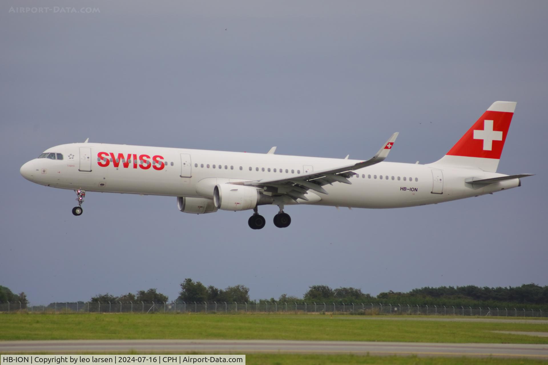 HB-ION, 2013 Airbus A321-212 C/N 5567, Copenhagen 16.7.2024