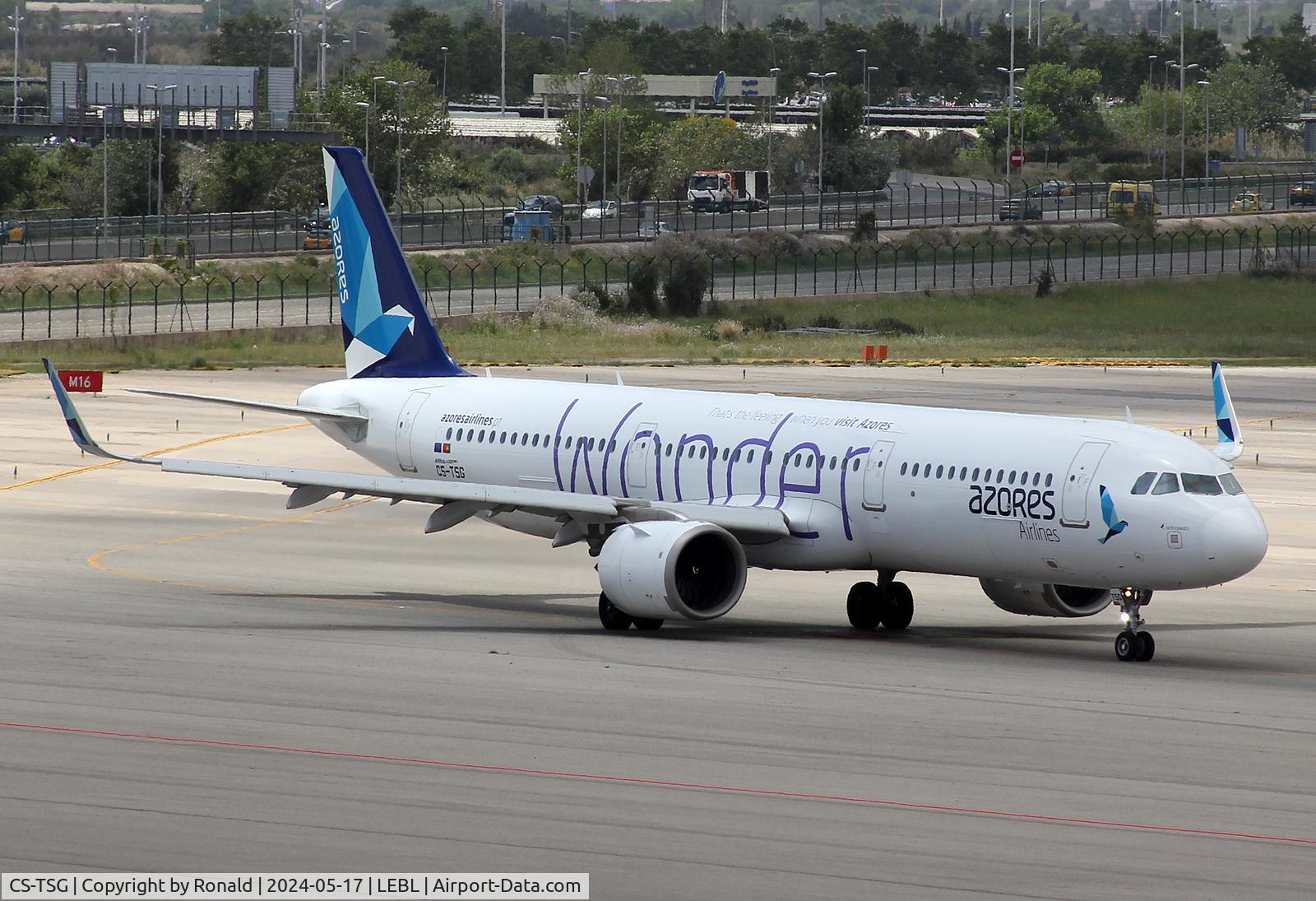 CS-TSG, 2018 Airbus A321-253N C/N 8051, at bcn