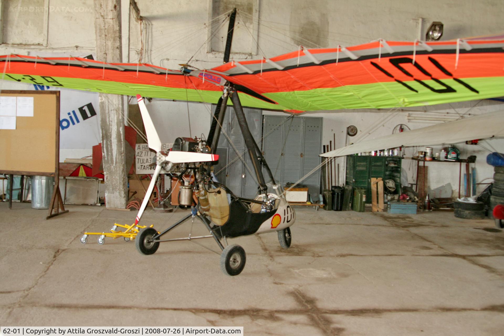 62-01, 2001 Halley Apollo C-10 Racer GTE C/N 170501/010101, Balatonfökajár Airport, Hungary - Sirály cup 2008