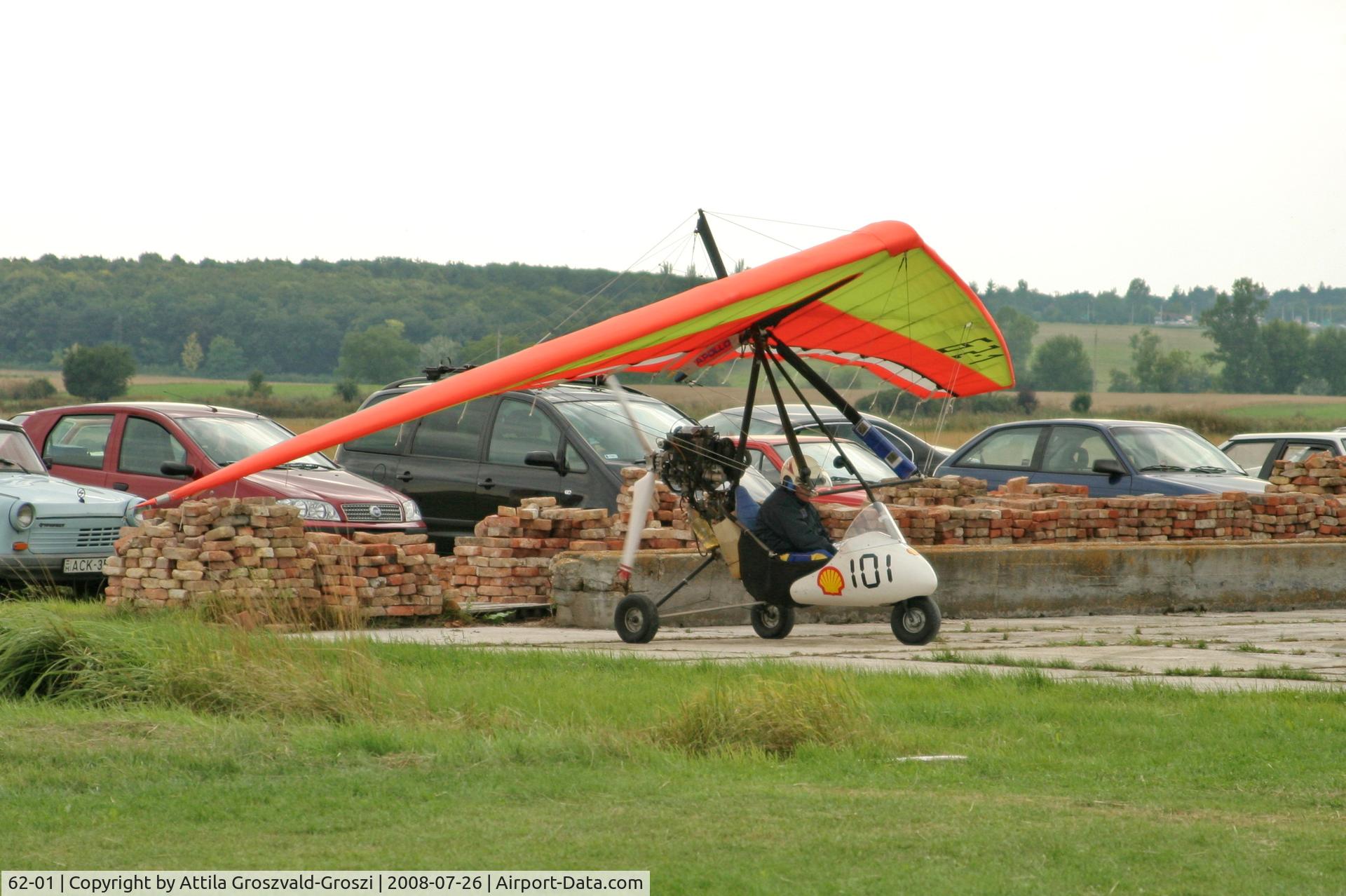 62-01, 2001 Halley Apollo C-10 Racer GTE C/N 170501/010101, Balatonfökajár Airport, Hungary - Sirály cup 2008