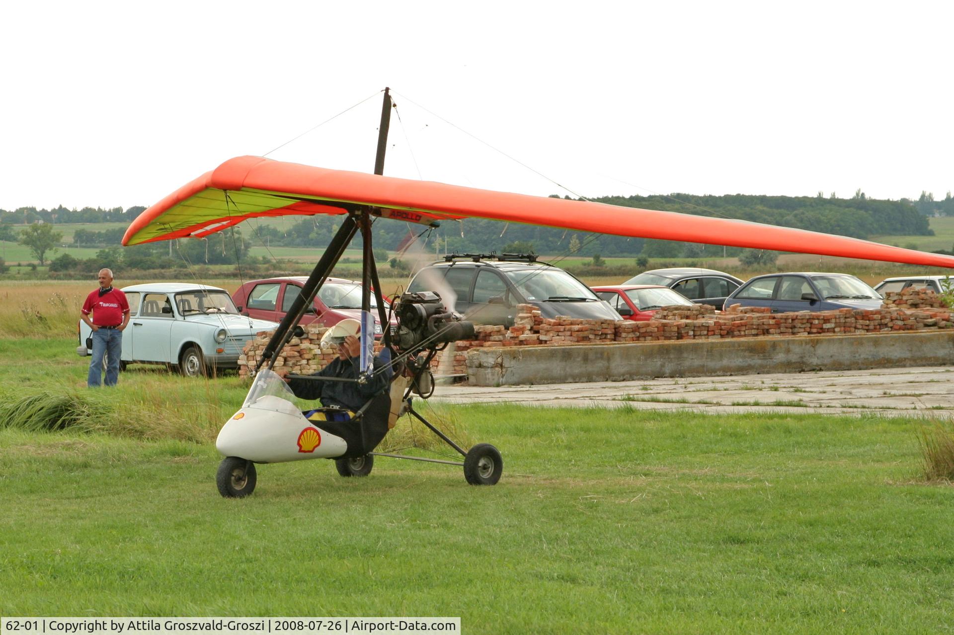 62-01, 2001 Halley Apollo C-10 Racer GTE C/N 170501/010101, Balatonfökajár Airport, Hungary - Sirály cup 2008