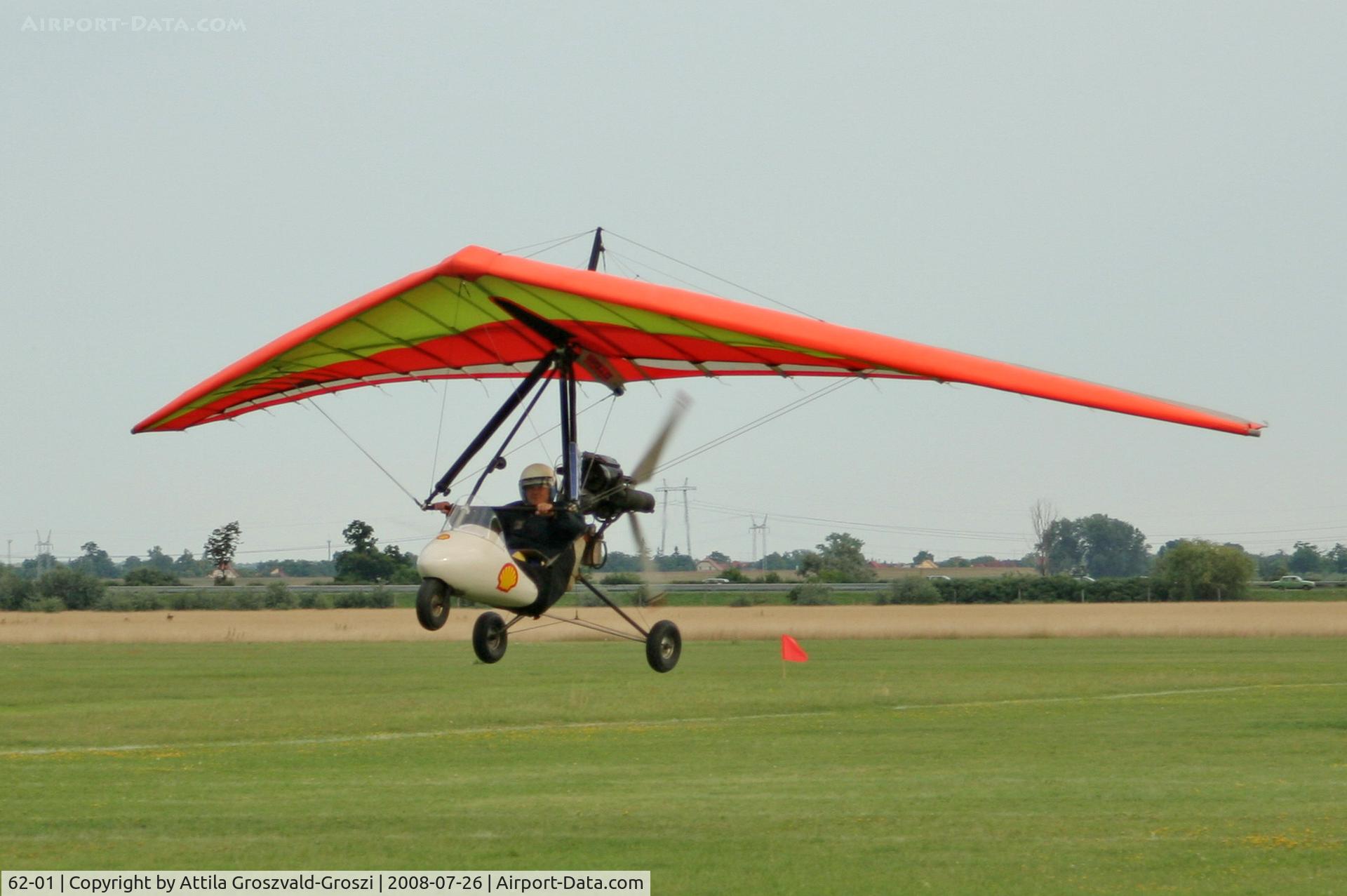 62-01, 2001 Halley Apollo C-10 Racer GTE C/N 170501/010101, Balatonfökajár Airport, Hungary - Sirály cup 2008