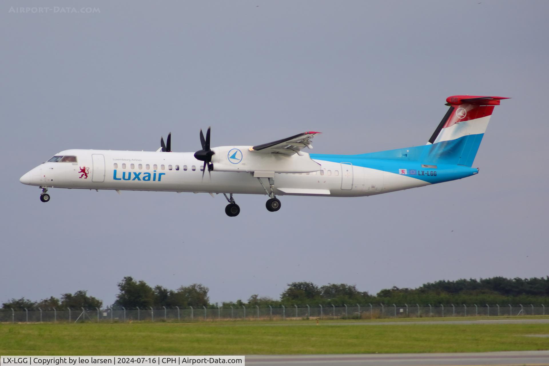 LX-LGG, 2012 Bombardier DHC-8-402Q Dash 8 Dash 8 C/N 4418, Copenhagen 16.7.2024