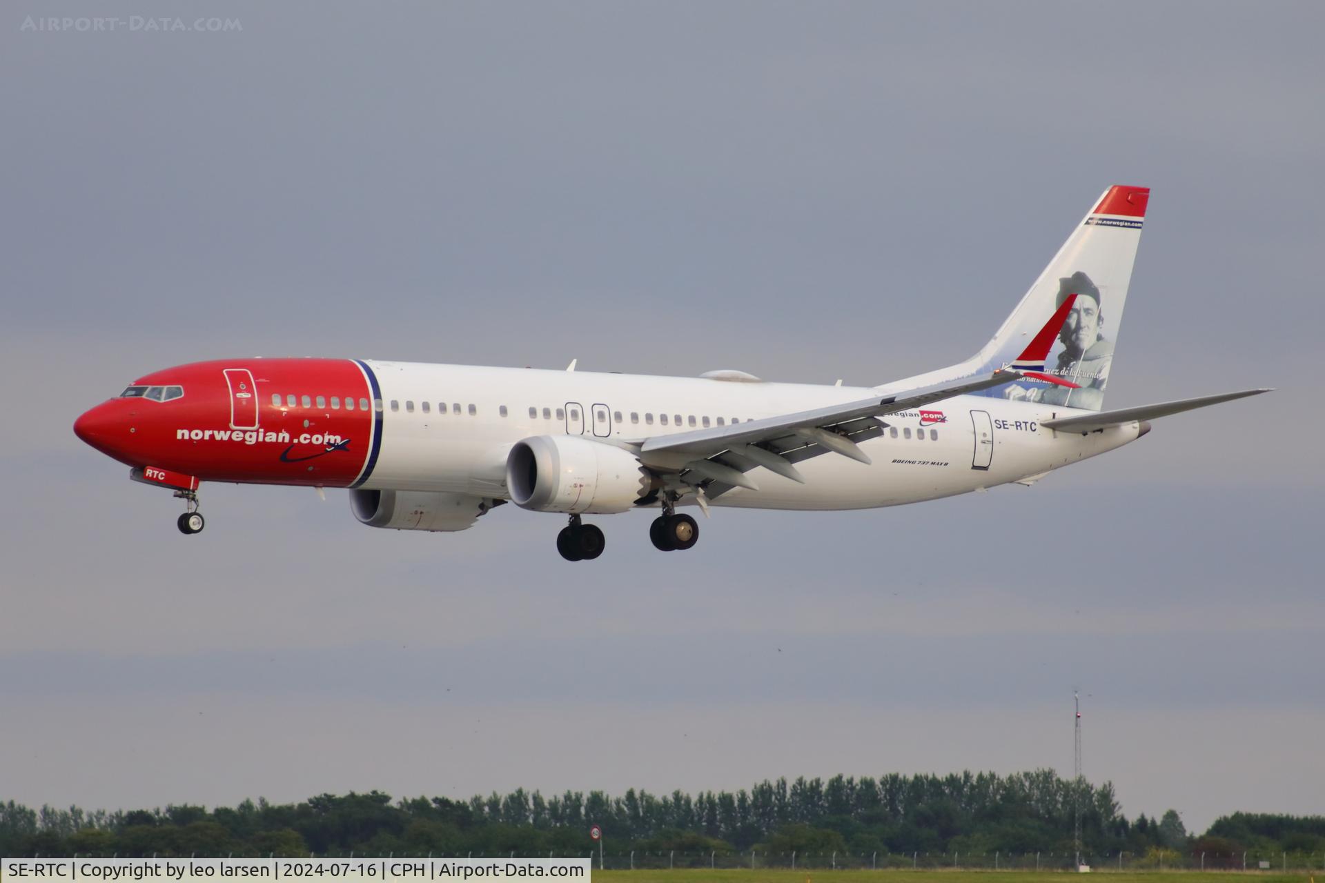 SE-RTC, 2018 Boeing 737-8 MAX C/N 63973, Copenhagen 16.7.2024