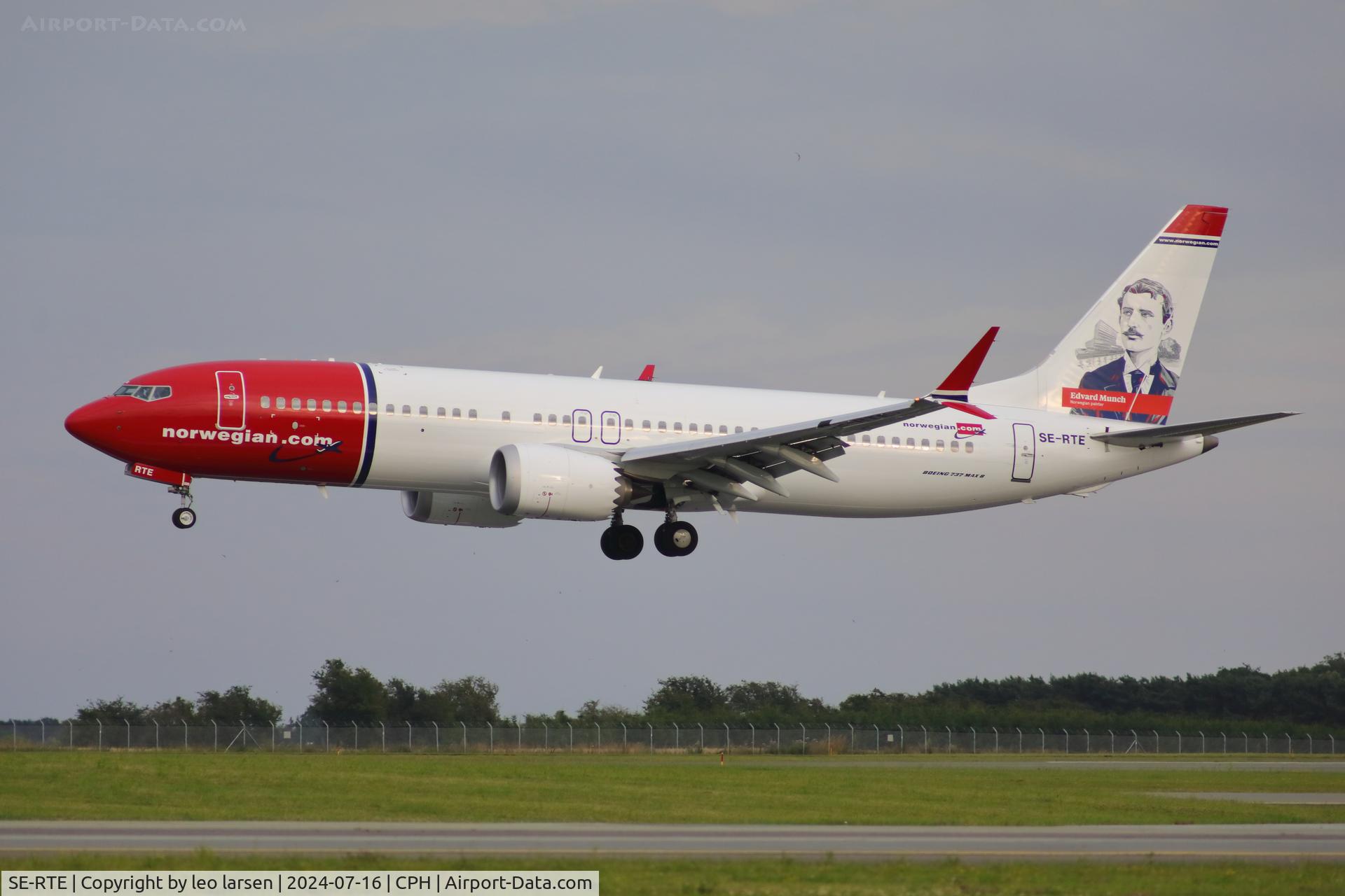 SE-RTE, 2023 Boeing 737-8 MAX C/N 43361, Copenhagen 16.7.2024