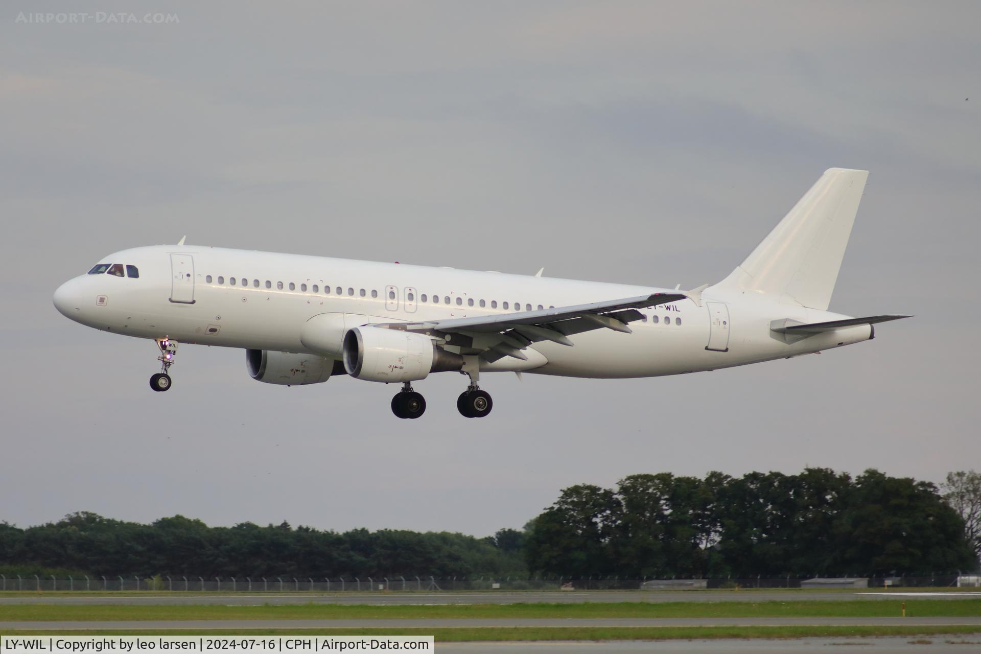 LY-WIL, 2007 Airbus A320-214 C/N 3138, Copenhagen 16.7.2024