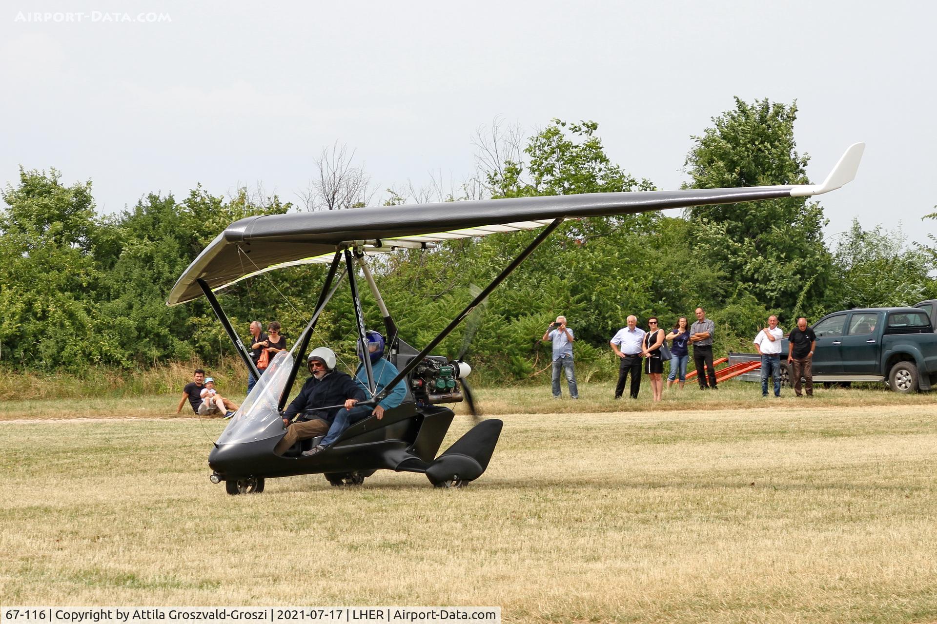 67-116, Halley Aeros TL/Apollo Delta Jet, LHER - Eger, Apollo Airport, Hungary