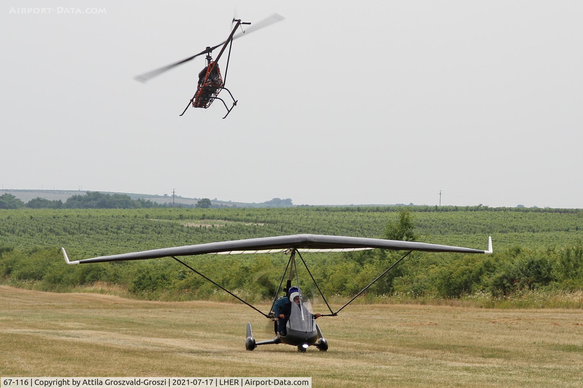 67-116, Halley Aeros TL/Apollo Delta Jet, LHER - Eger, Apollo Airport, Hungary