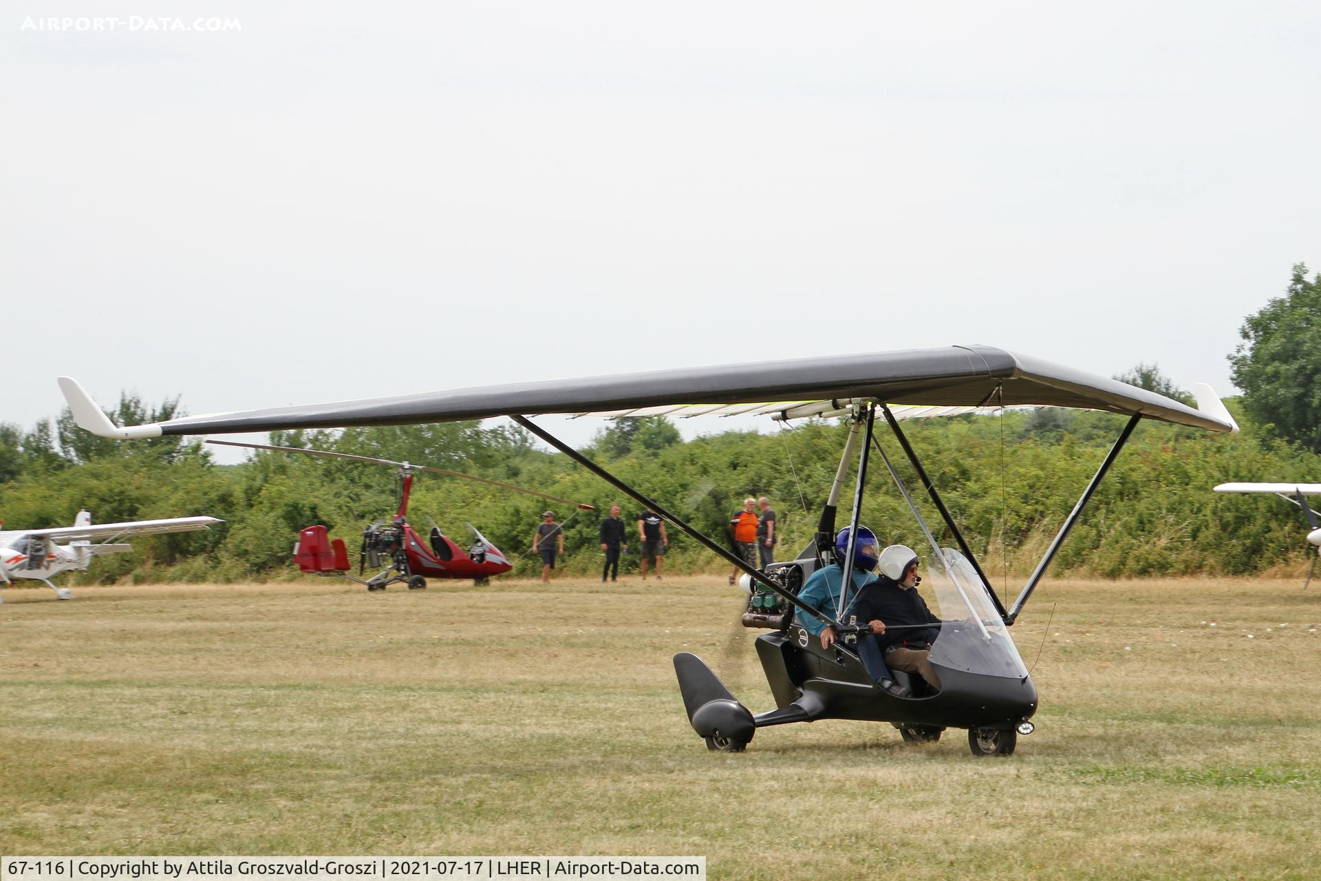 67-116, Halley Aeros TL/Apollo Delta Jet, LHER - Eger, Apollo Airport, Hungary