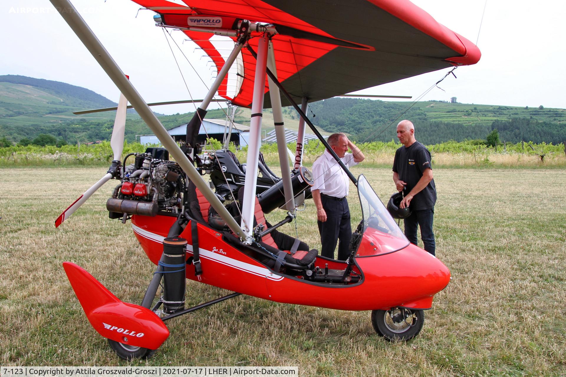 7-123, Halley Apollo/Jet Star, LHER - Eger, Apollo Airport, Hungary