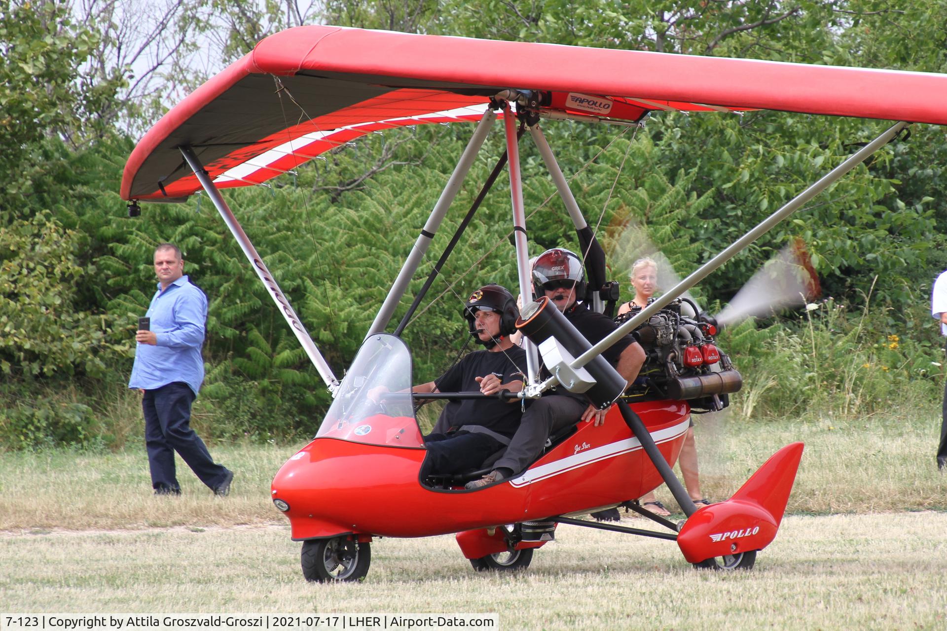 7-123, Halley Apollo/Jet Star, LHER - Eger, Apollo Airport, Hungary