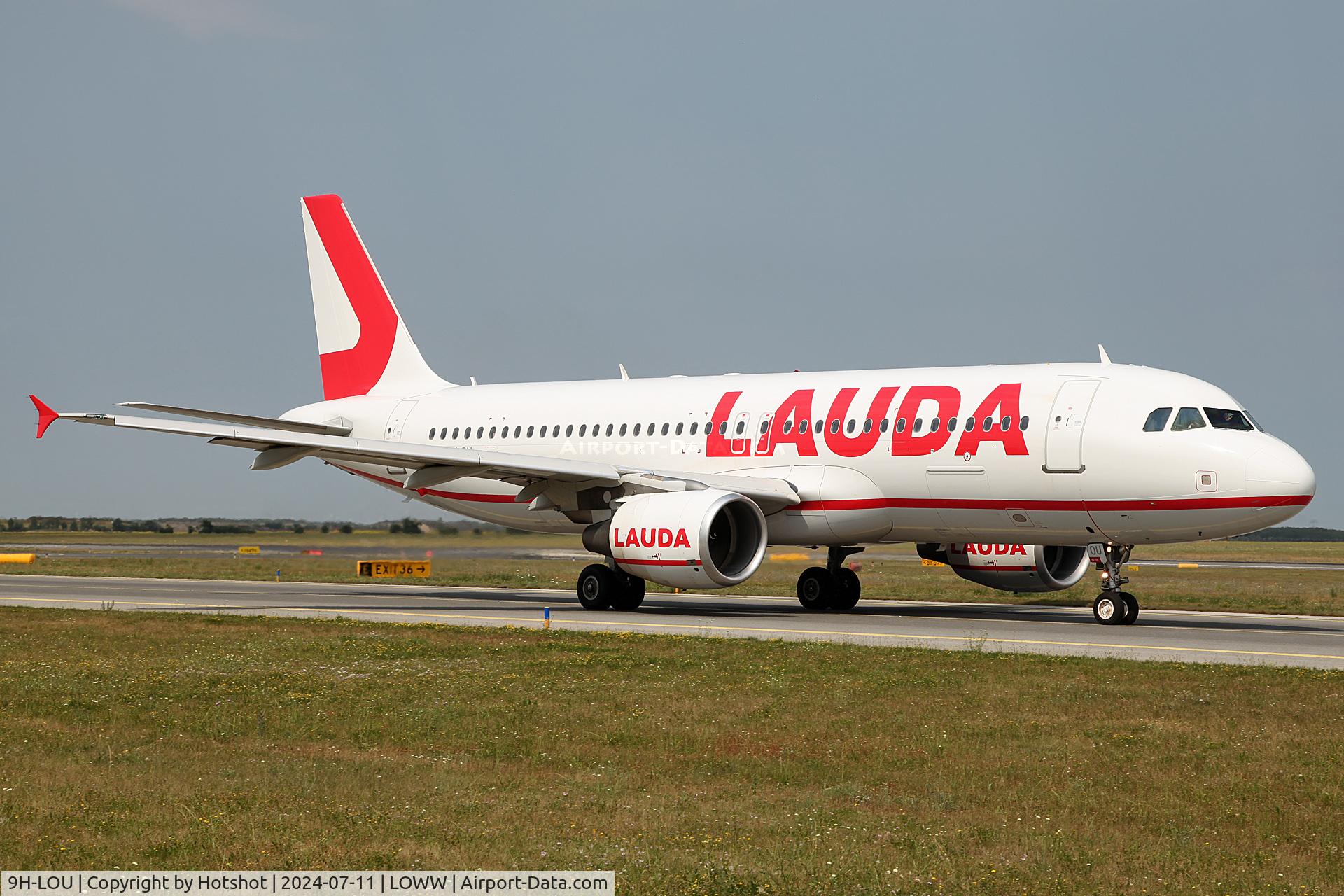 9H-LOU, 2007 Airbus A320-214 C/N 3132, Taxiing on E to runway 34.