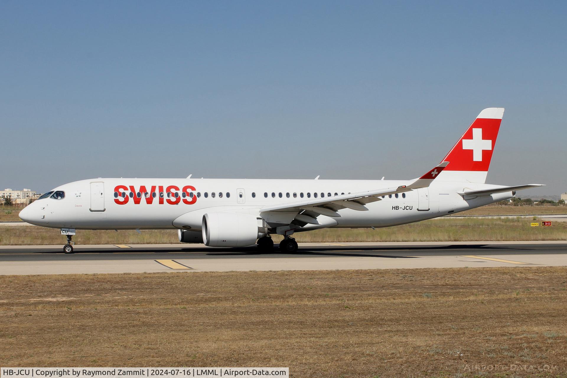 HB-JCU, 2021 Airbus A220-300 C/N 55110, A220 HB-JCU Swiss