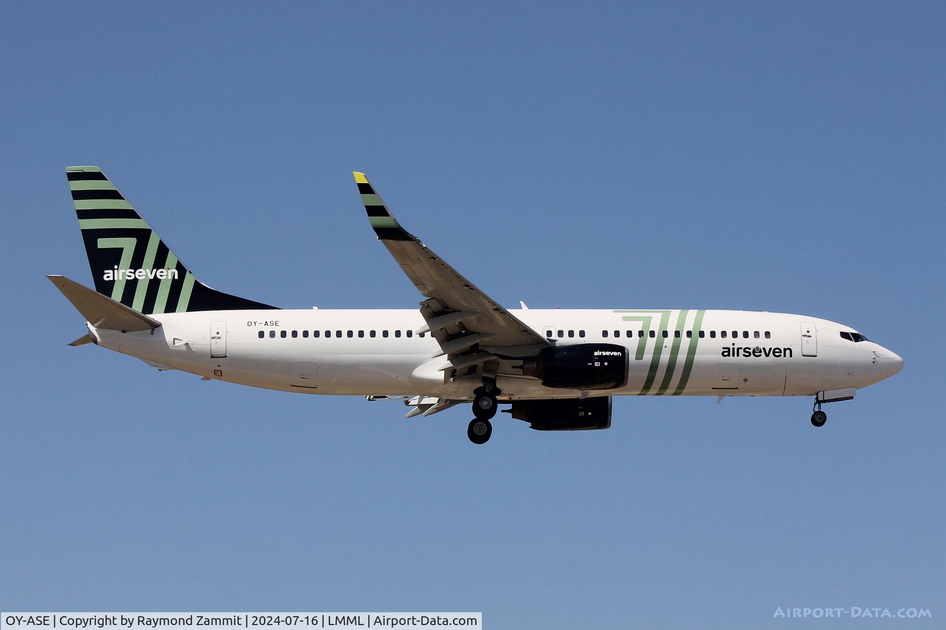 OY-ASE, 2007 Boeing B737-8FH C/N 35101, B737-800 OY-ASE Air Seven