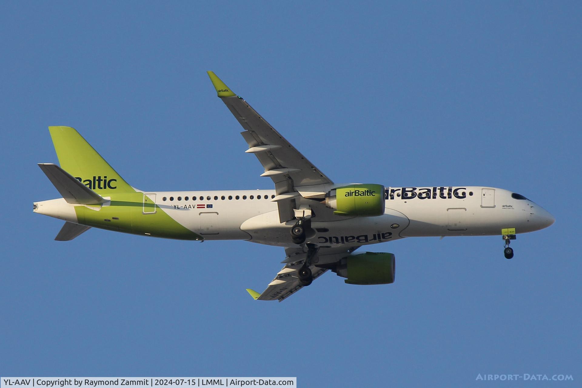 YL-AAV, 2019 Airbus A220-300 C/N 55071, A220 YL-AAV Air Baltic