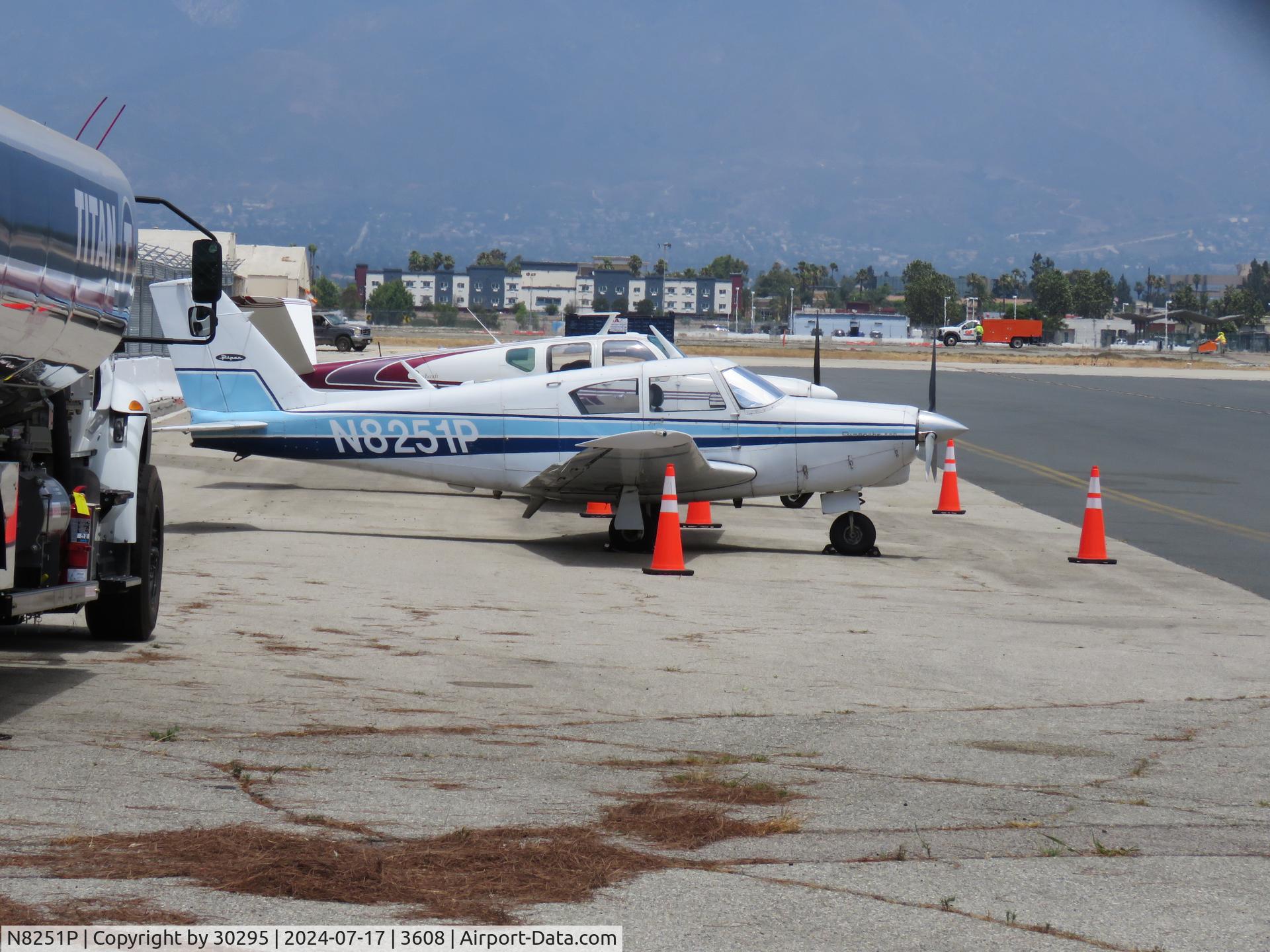 N8251P, 1963 Piper PA-24-250 Comanche C/N 24-3505, Parked