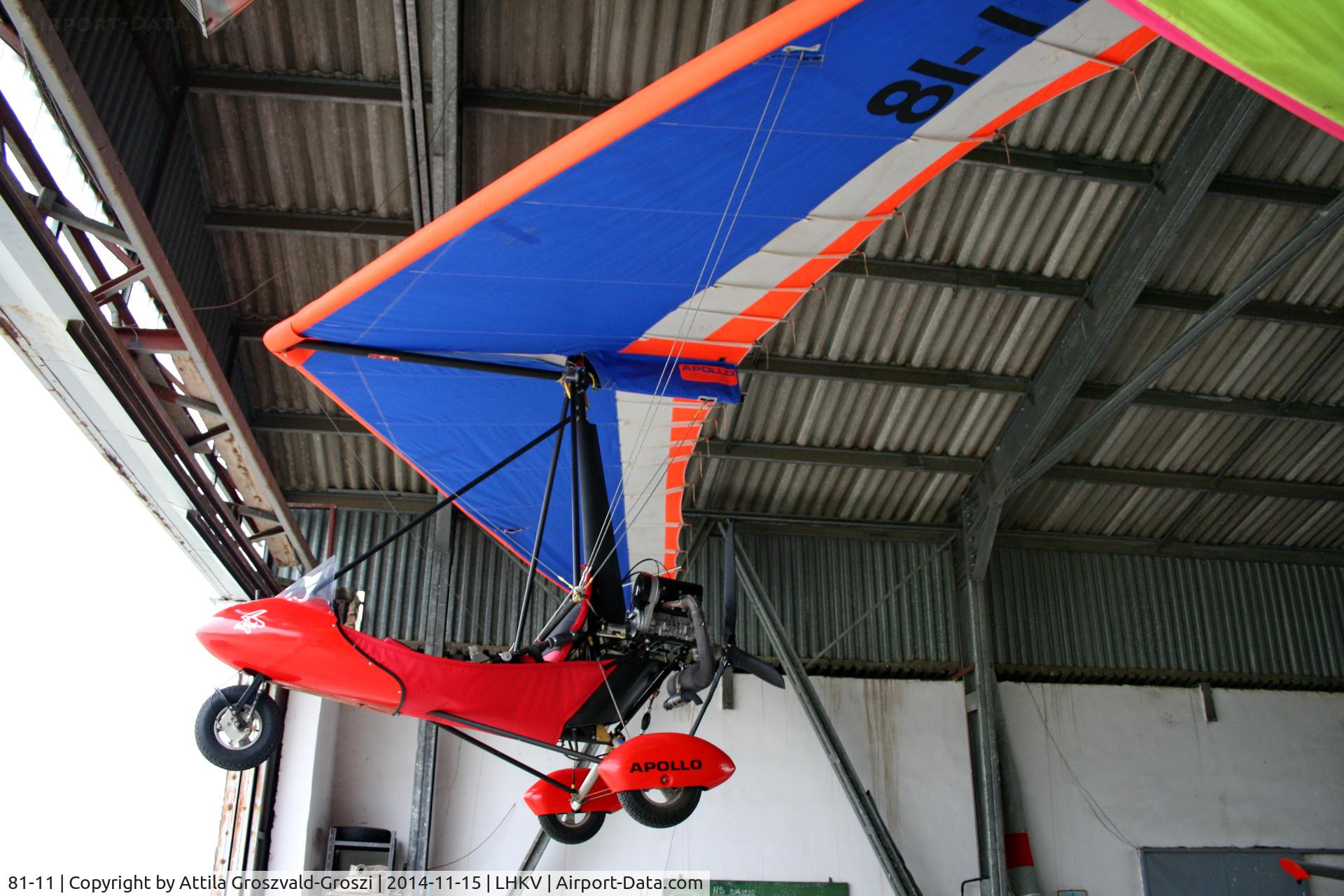 81-11, Halley Apollo-CXMD/Racer GT, LHKV - Kaposújlak Airport, Hungary