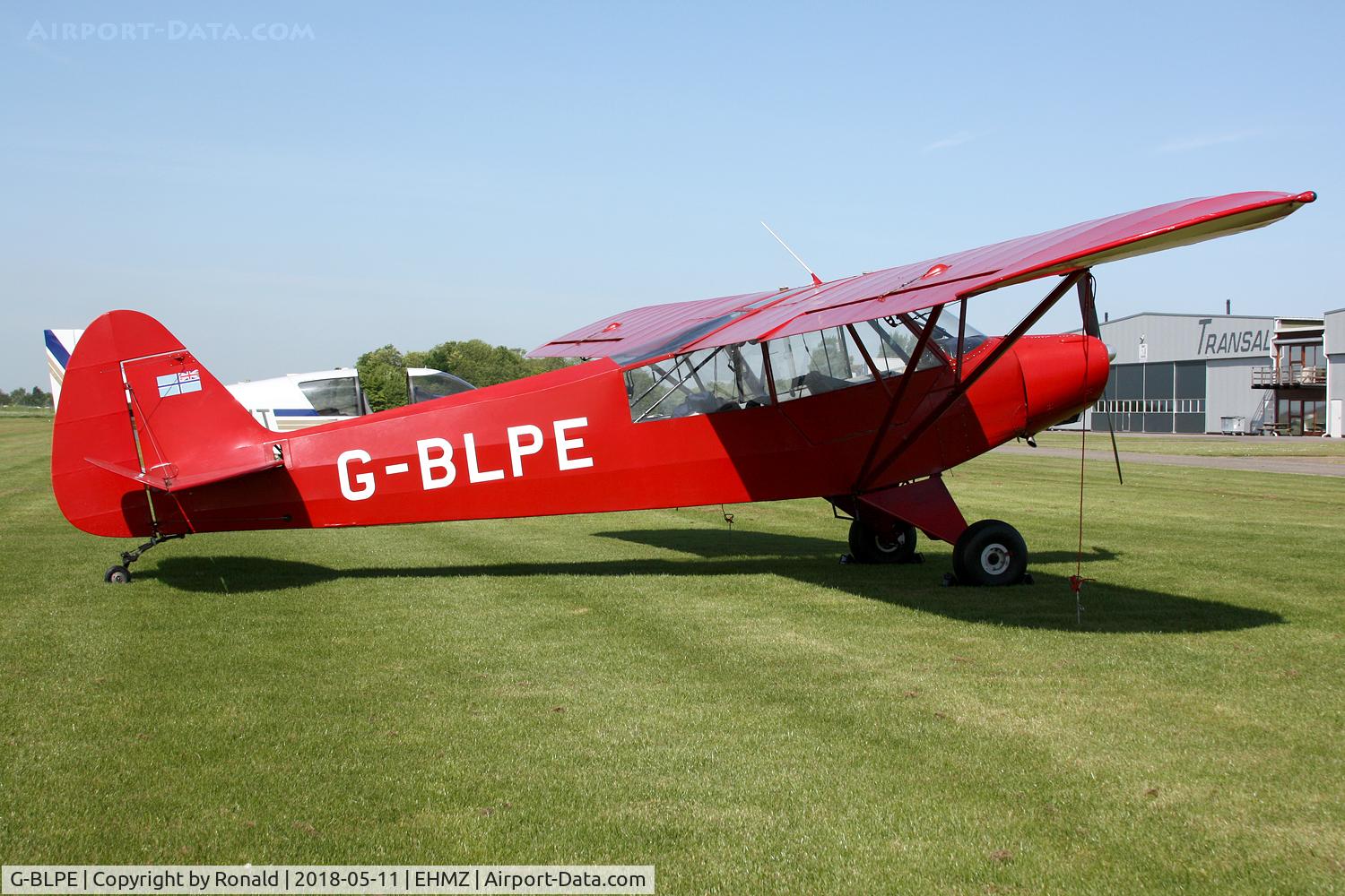 G-BLPE, 1953 Piper L-18C Super Cub (PA-18-95) C/N 18-3084, at ehmz