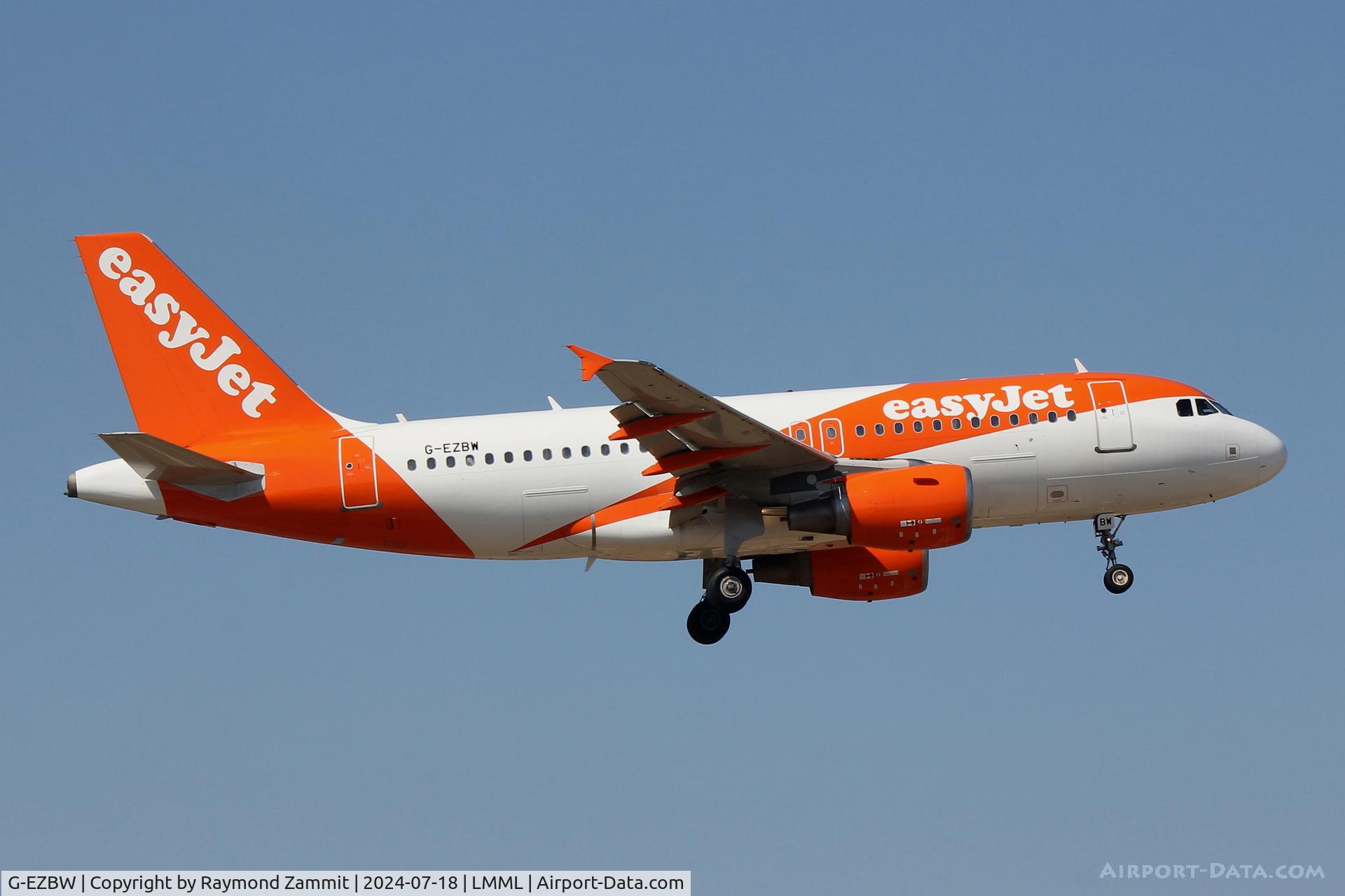 G-EZBW, 2007 Airbus A319-111 C/N 3134, A319 G-EZBW Easyjet