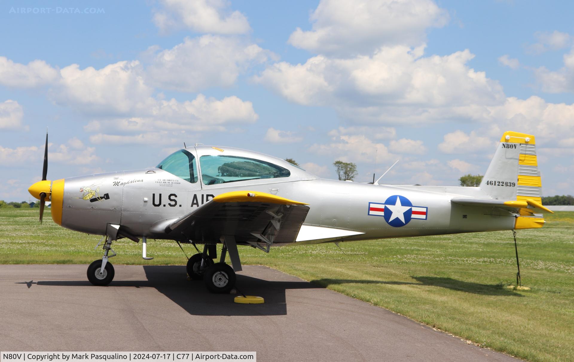 N80V, 1946 North American Navion (NA-145) C/N NAV-4-111, North American Navion