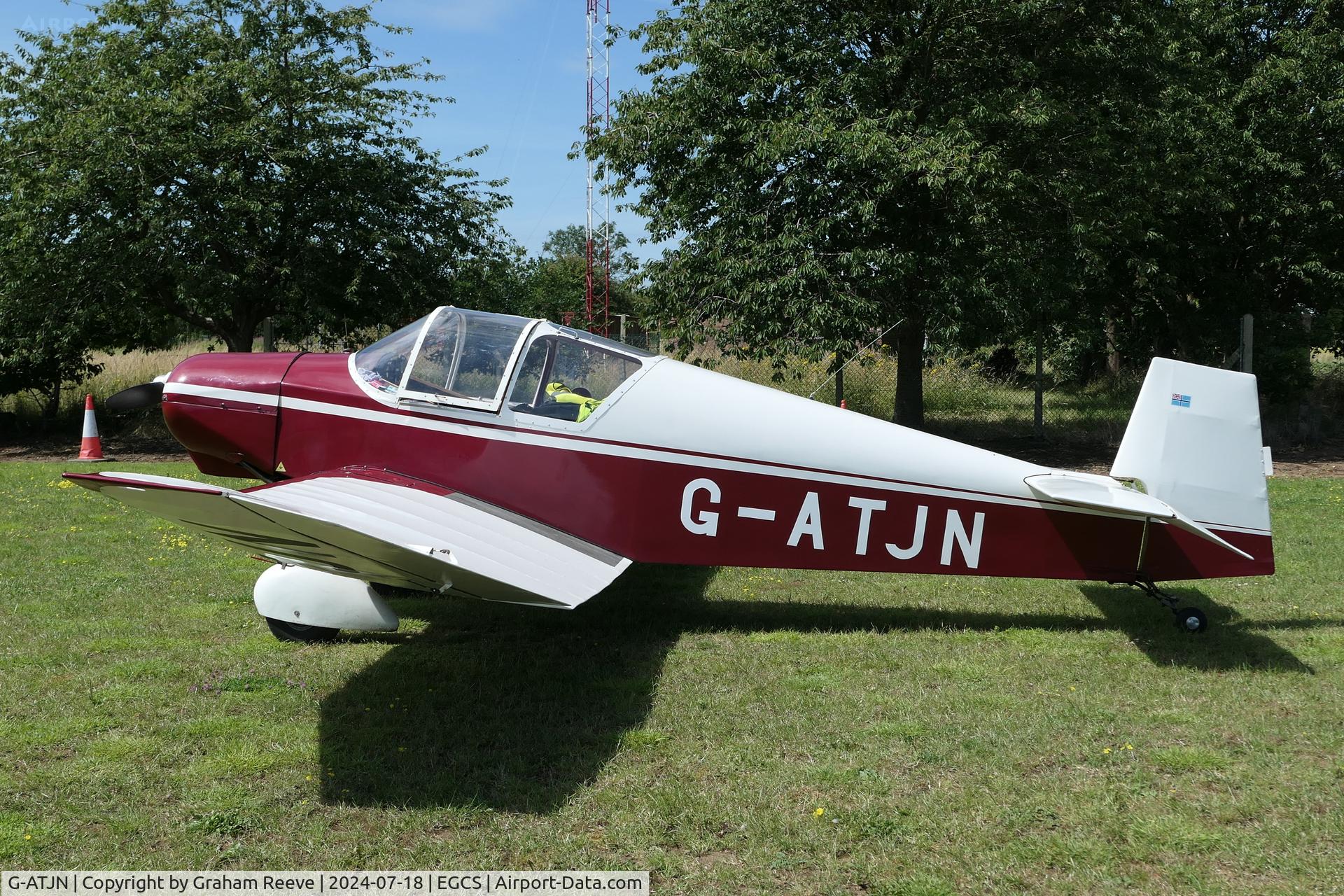 G-ATJN, 1958 Jodel D-119 C/N 863, Parked at Sturgate.