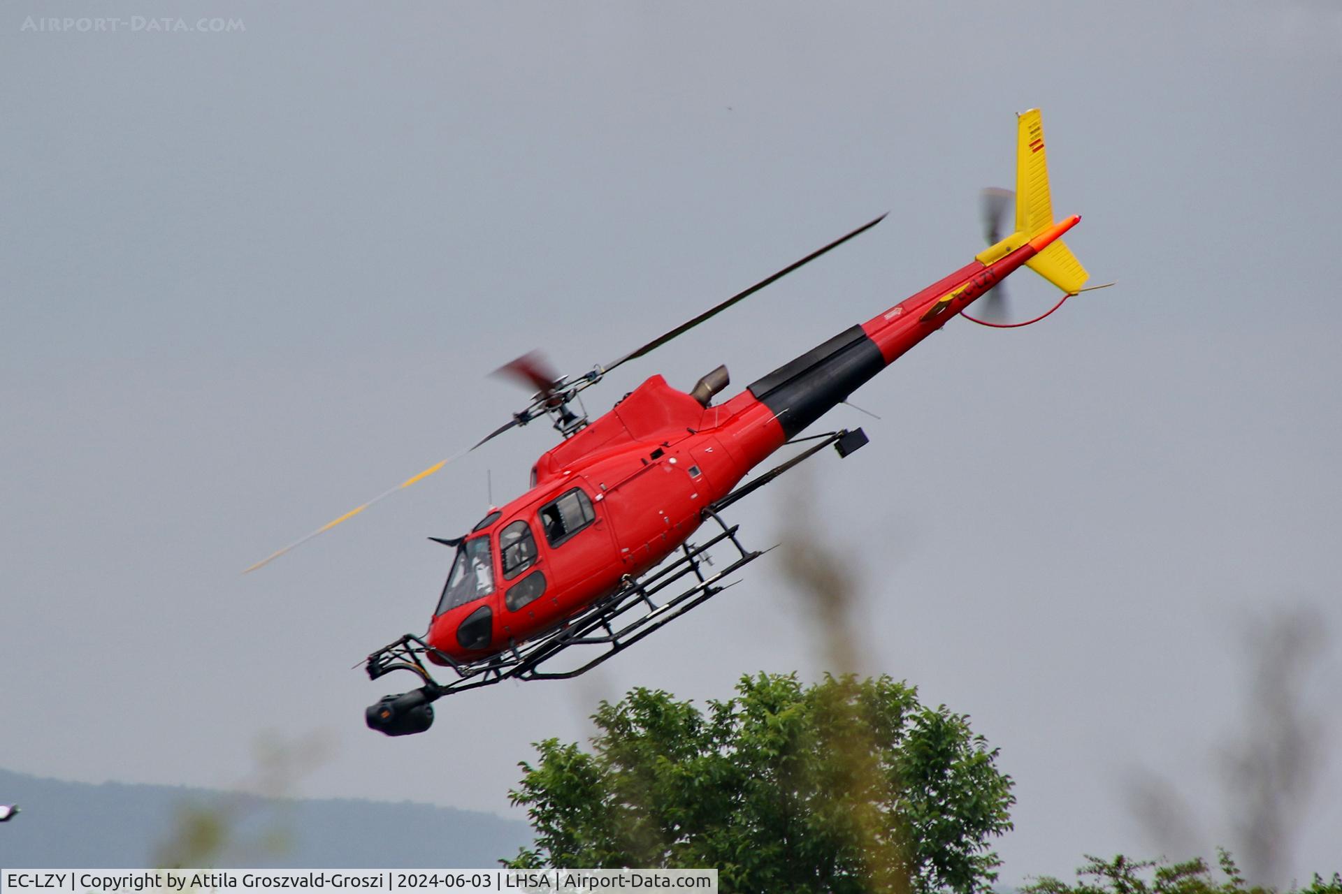 EC-LZY, 2012 Eurocopter AS-350B-3 Ecureuil Ecureuil C/N 7433, LHSA - Szentkirályszabadja Airport, Hungary - Filming