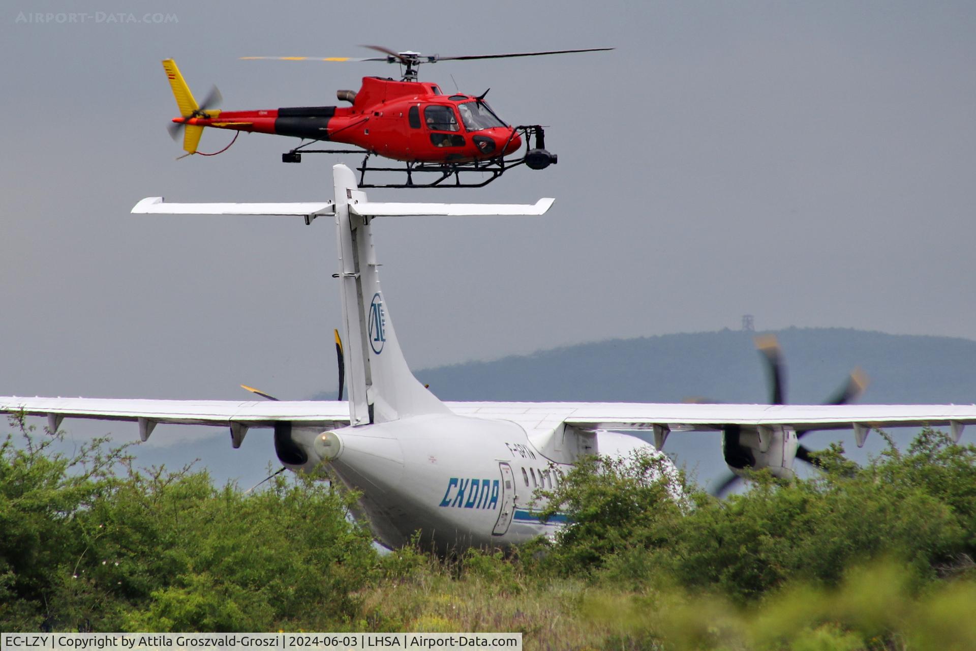 EC-LZY, 2012 Eurocopter AS-350B-3 Ecureuil Ecureuil C/N 7433, LHSA - Szentkirályszabadja Airport, Hungary - Filming