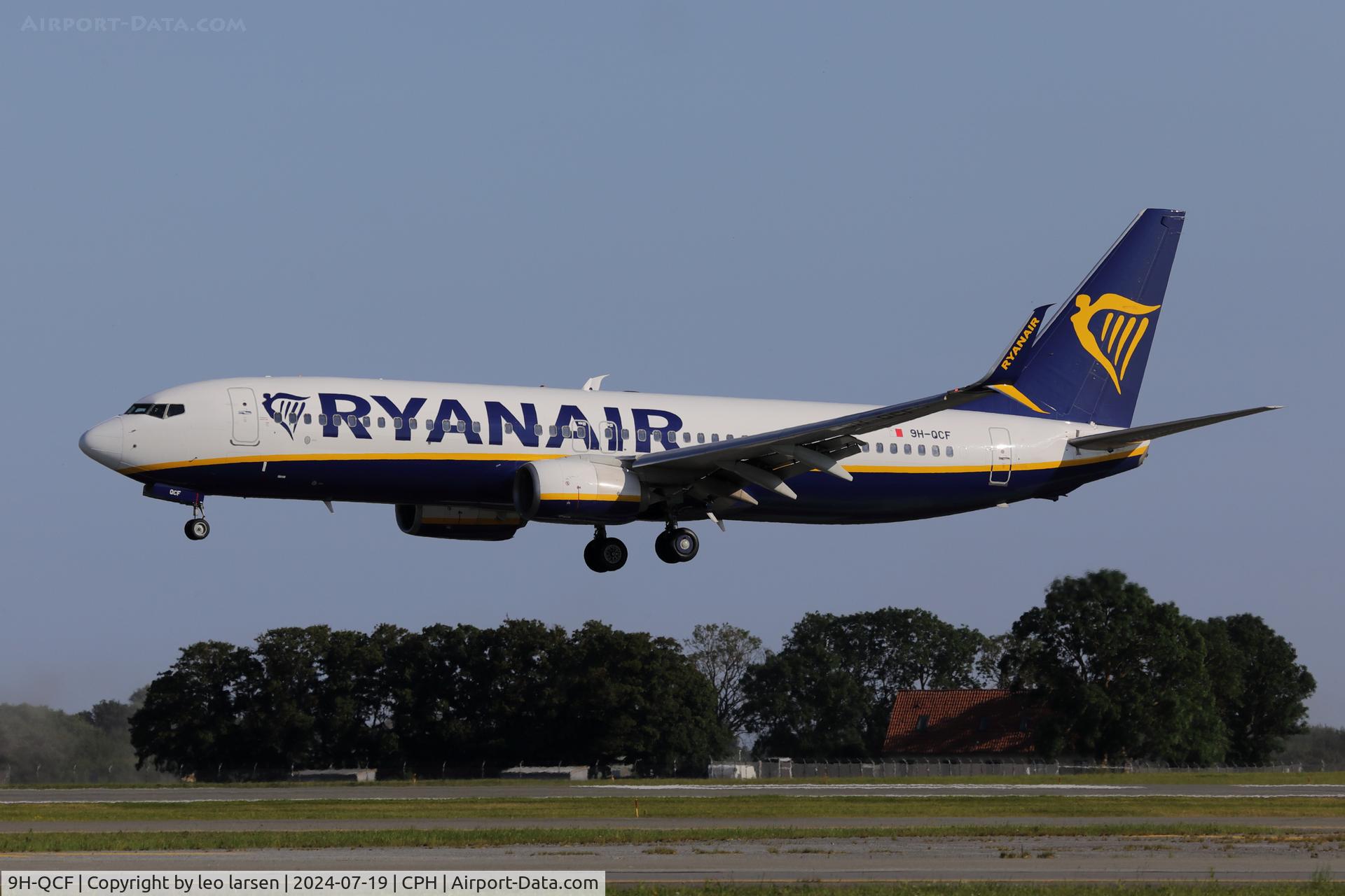 9H-QCF, 2016 Boeing 737-8AS C/N 44725, Copenhagen 19.7.2024