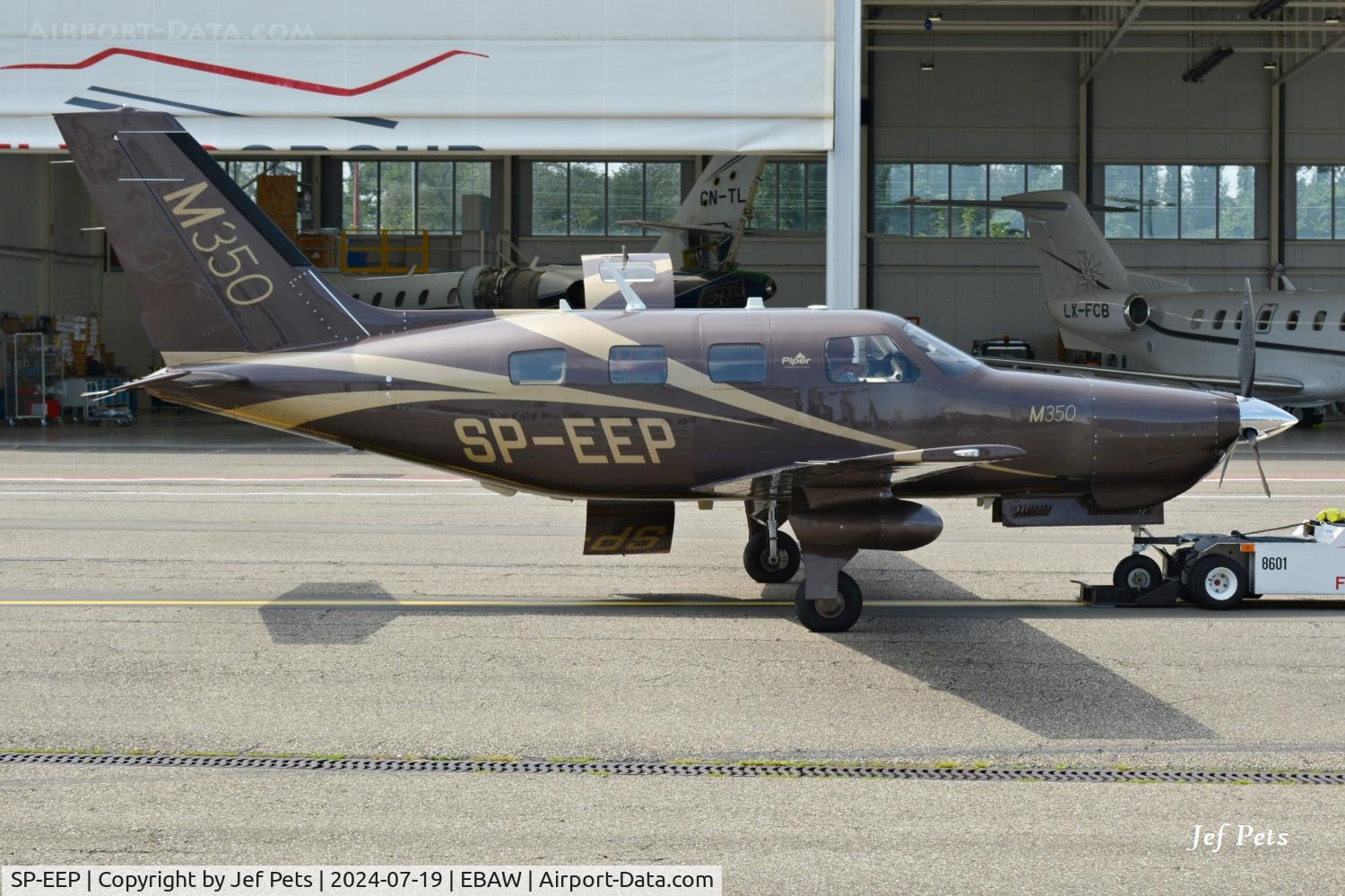 SP-EEP, 2024 Piper PA-46-M350 C/N 4636830, SP-EEP at Antwerp Airport.