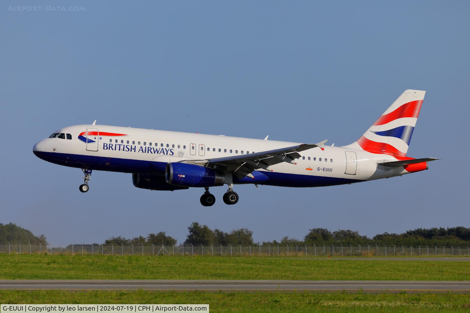 G-EUUI, 2002 Airbus A320-232 C/N 1871, Copenhagen 19.7.2024
